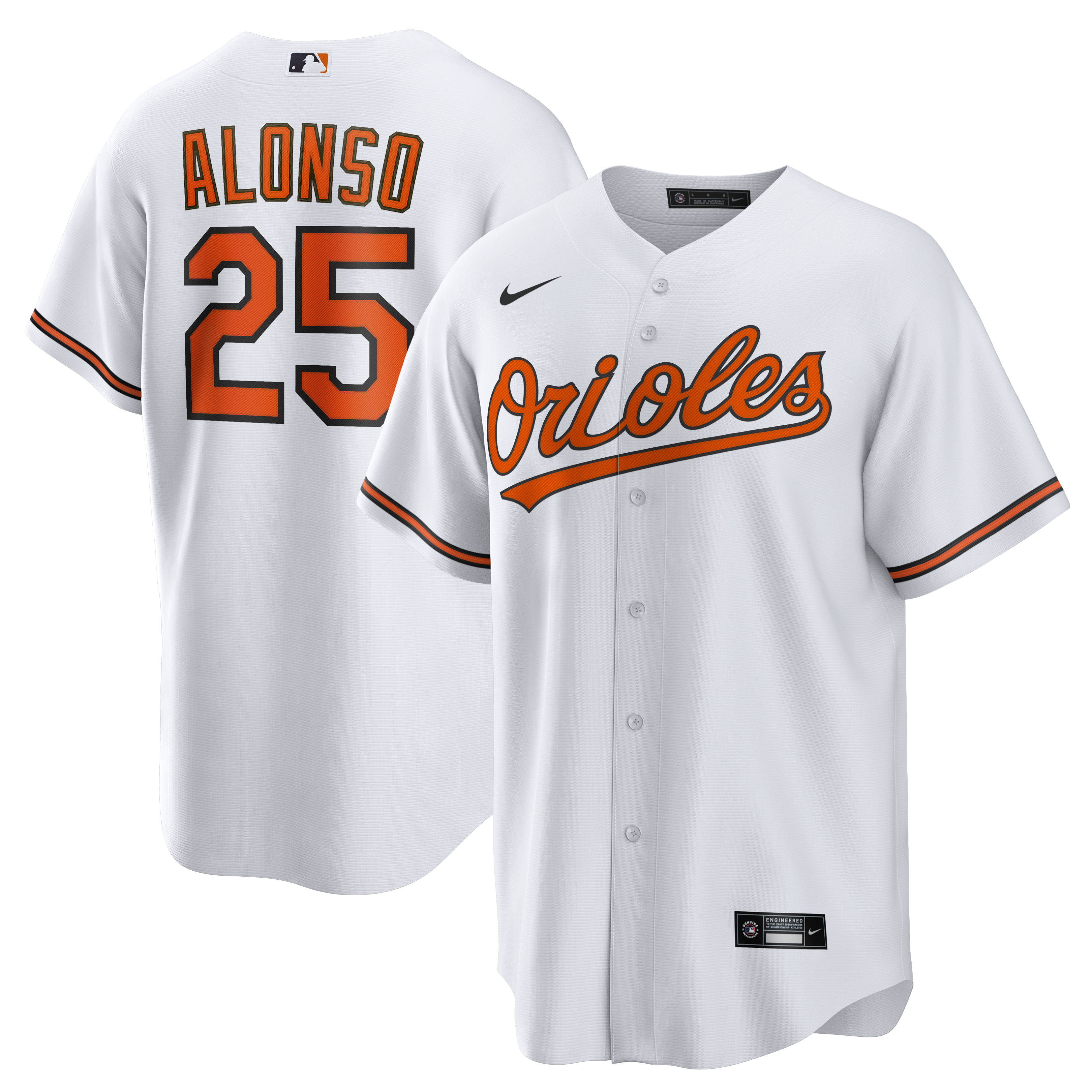 Pete Alonso Baltimore Orioles Home Jersey - White