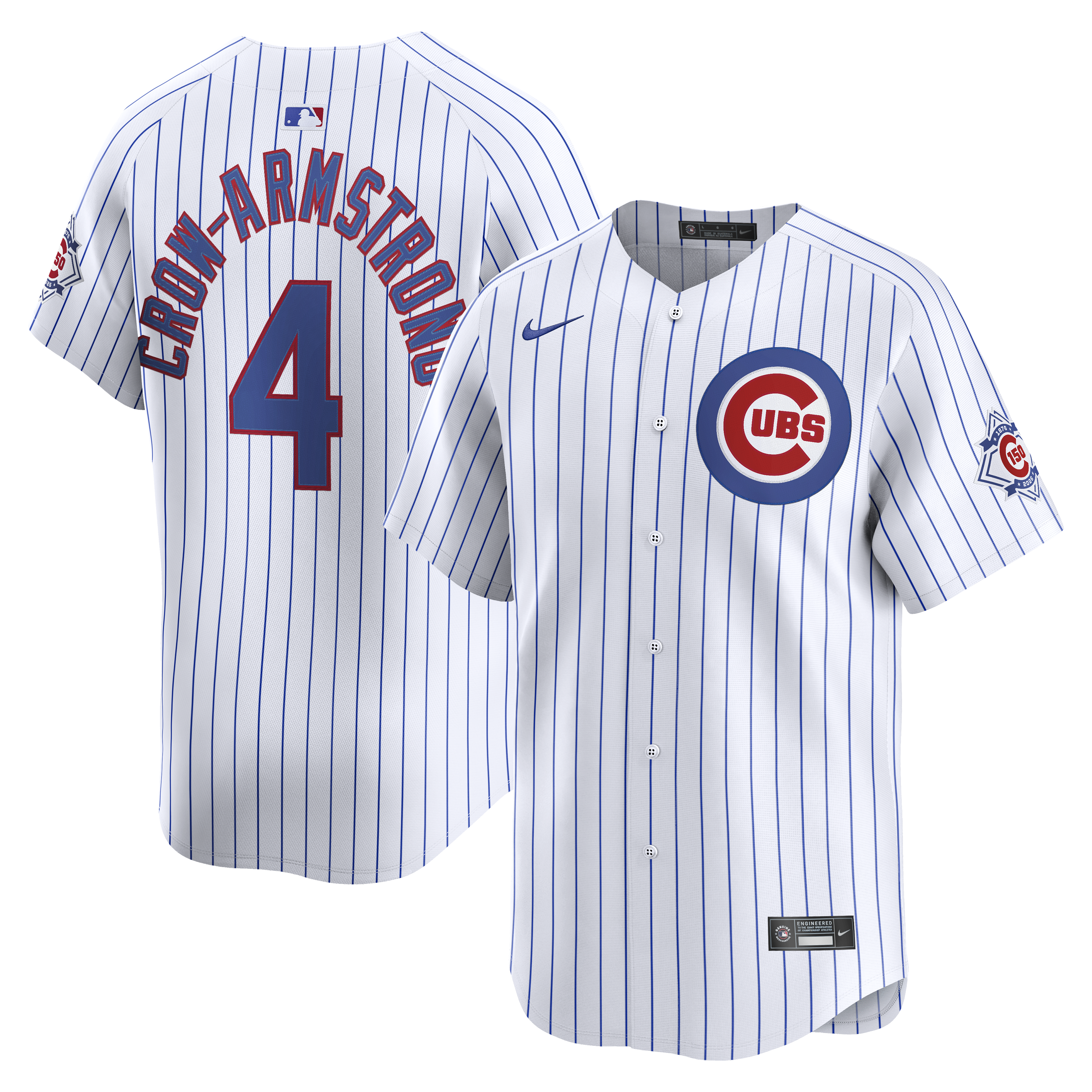 Pete Crow-Armstrong Chicago Cubs 150th Anniversary Limited Jersey