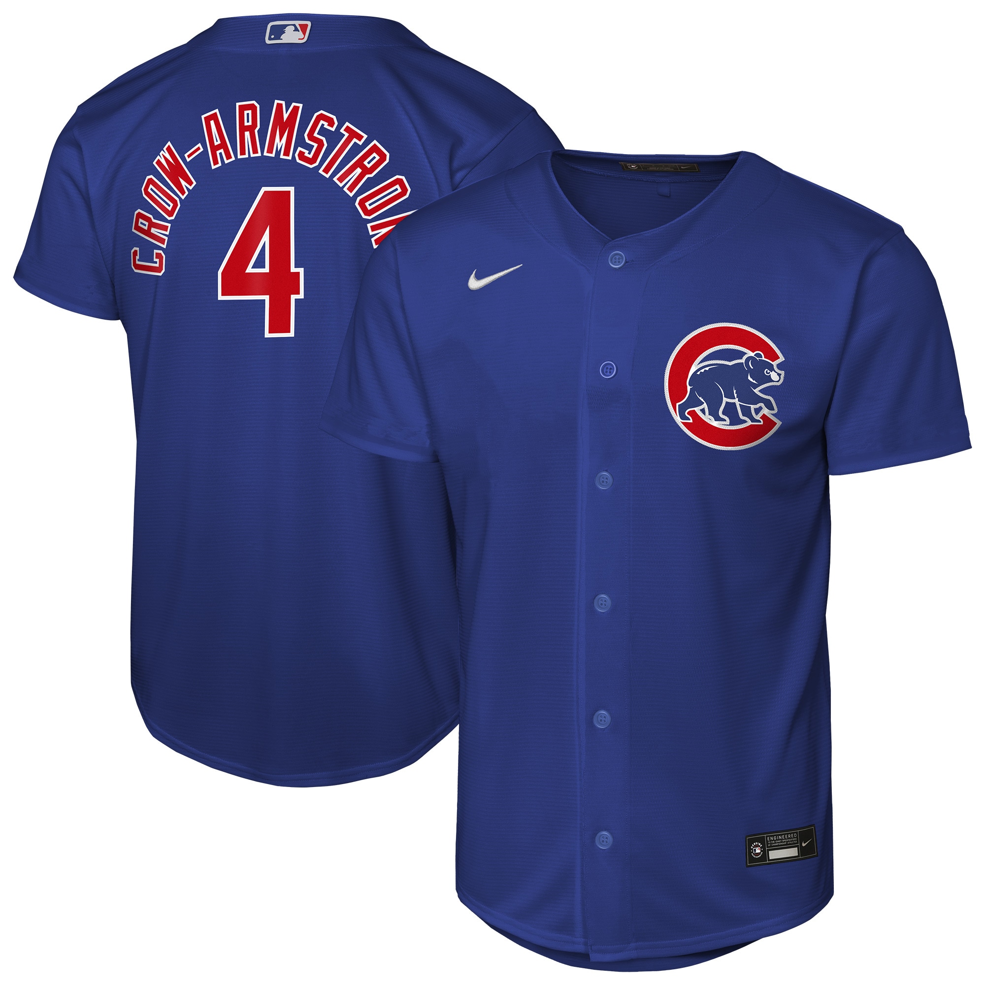 Pete Crow-Armstrong Chicago Cubs Youth Alternate Jersey