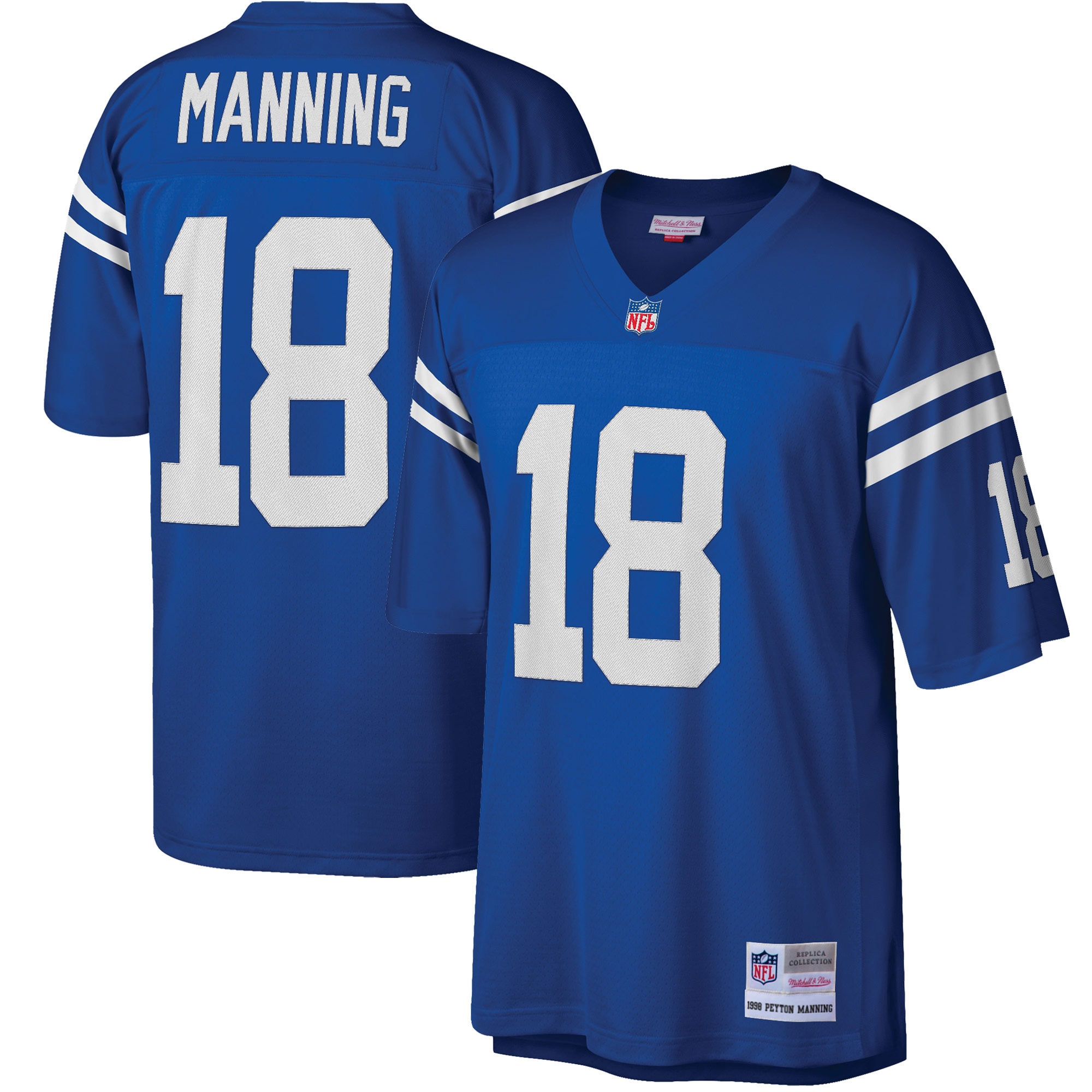 Peyton Manning Indianapolis Colts Big & Tall 1998 Retired Player Jersey - Royal