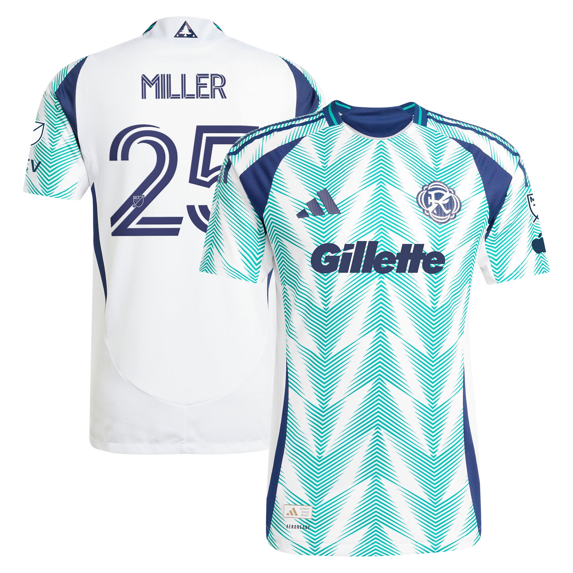 Peyton Miller New England Revolution 2025 Eastern White Pine x Flag of New England On-Field Jersey - White