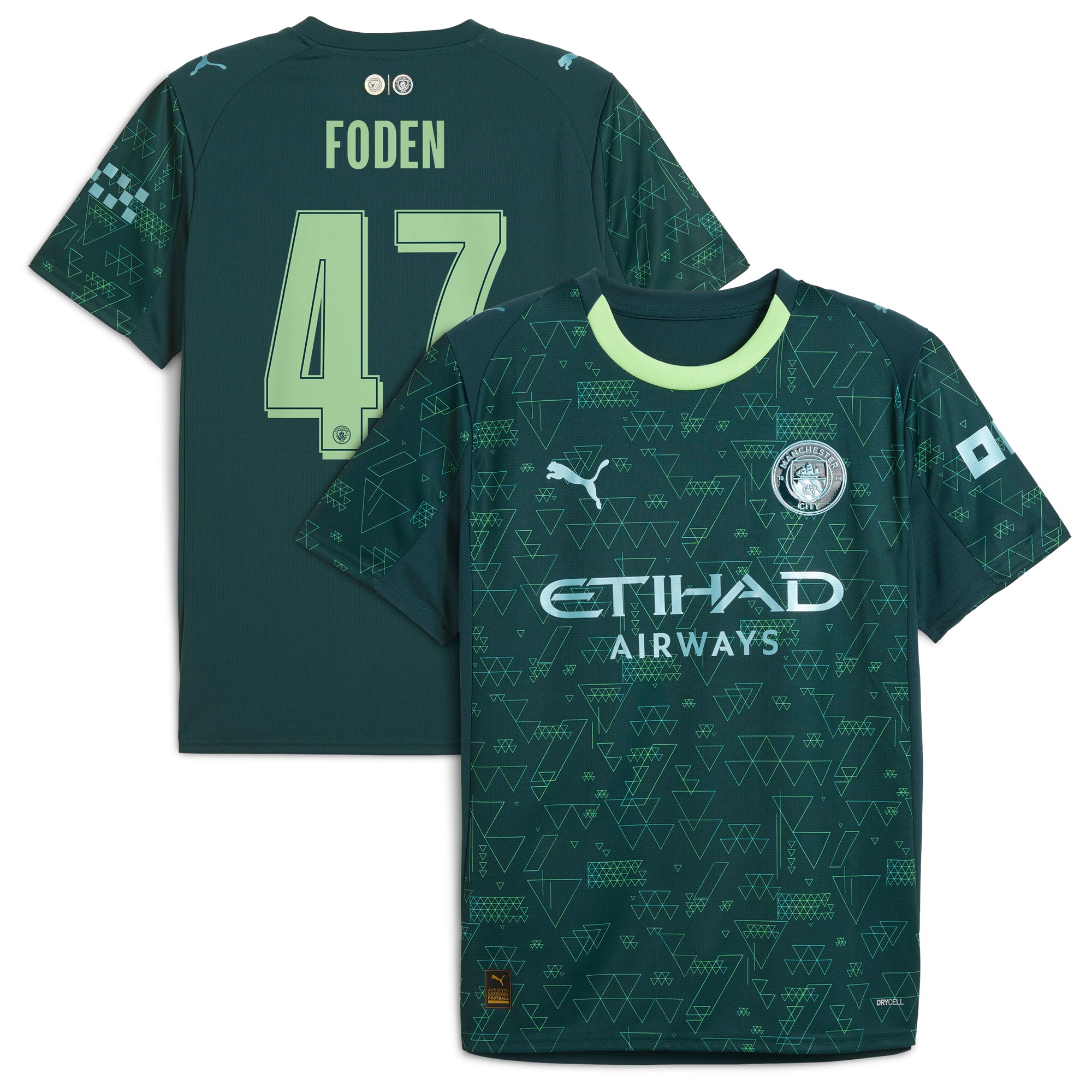 Phil Foden Manchester City Puma x EA SPORTS FC 2025/26 Fourth Jersey - Green