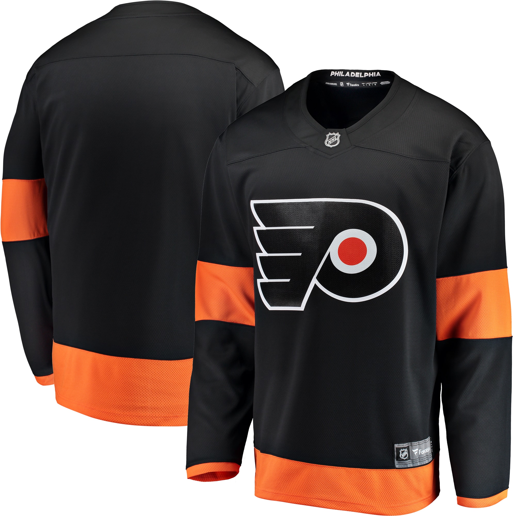 Philadelphia Flyers Fanatics Youth Alternate Breakaway Jersey - Black