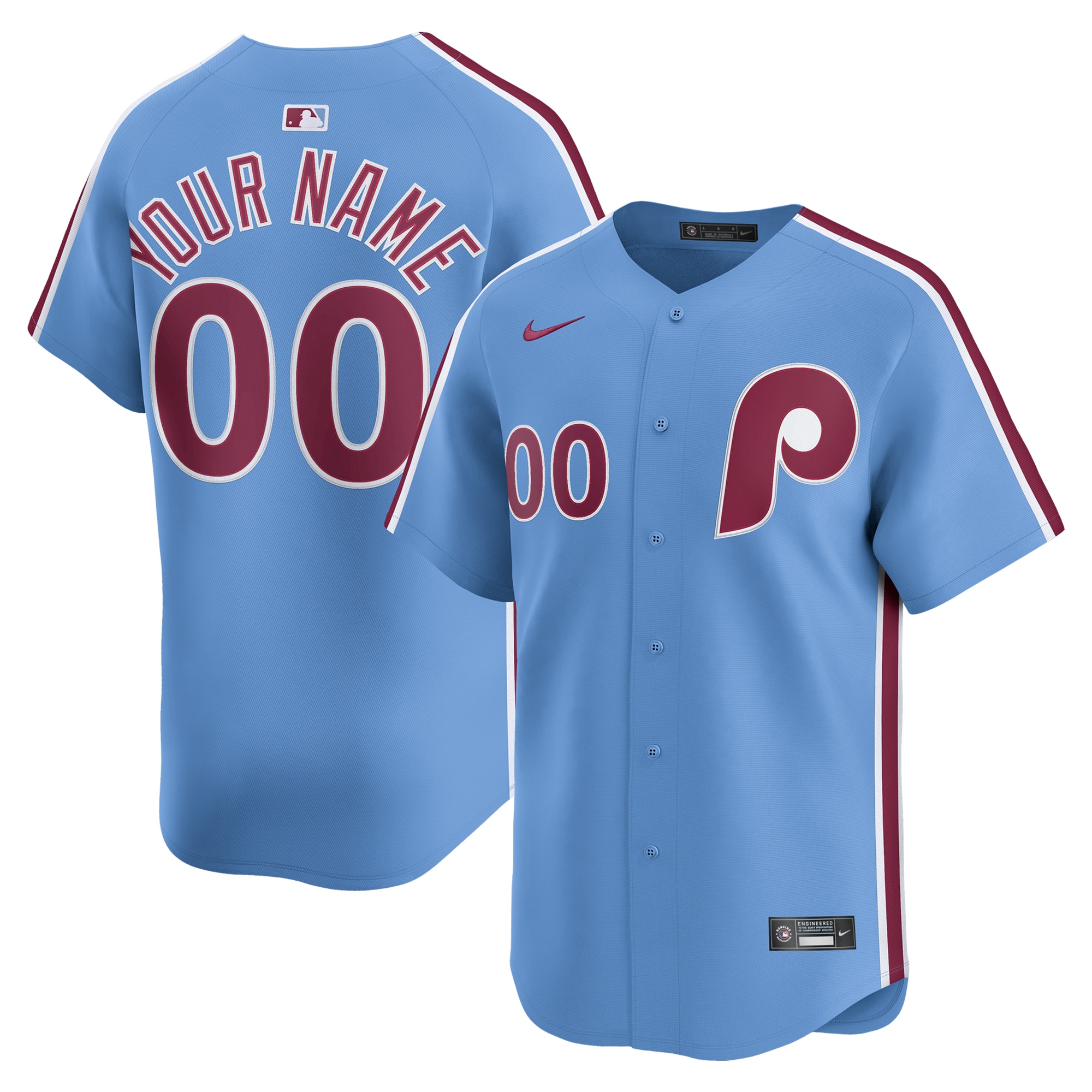 Philadelphia Phillies Alternate Limited Custom Jersey