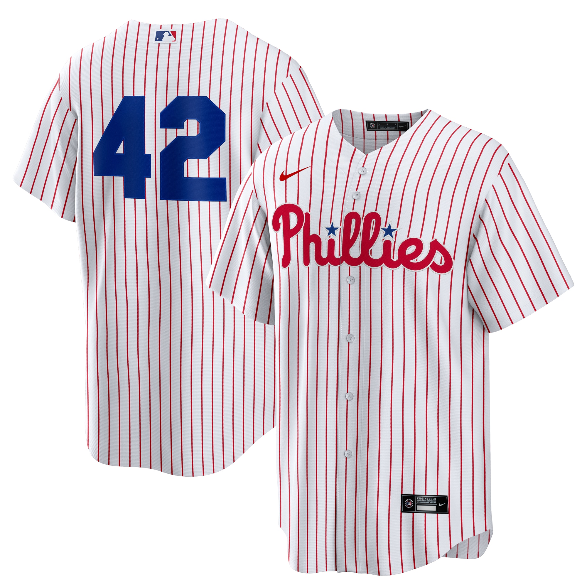 Philadelphia Phillies Home 2025 Jackie Robinson Day Jersey - White