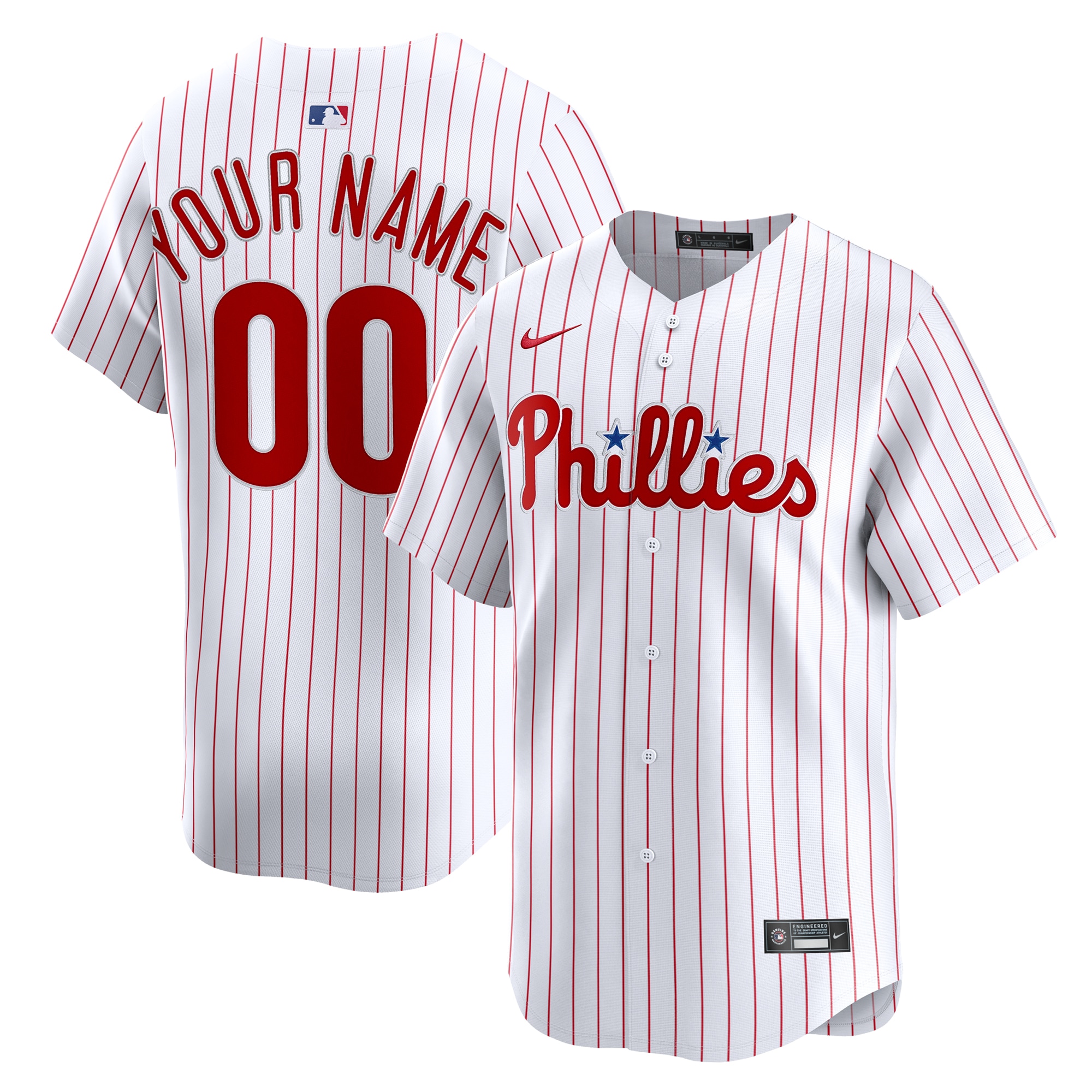 Philadelphia Phillies Home Limited Custom Jersey