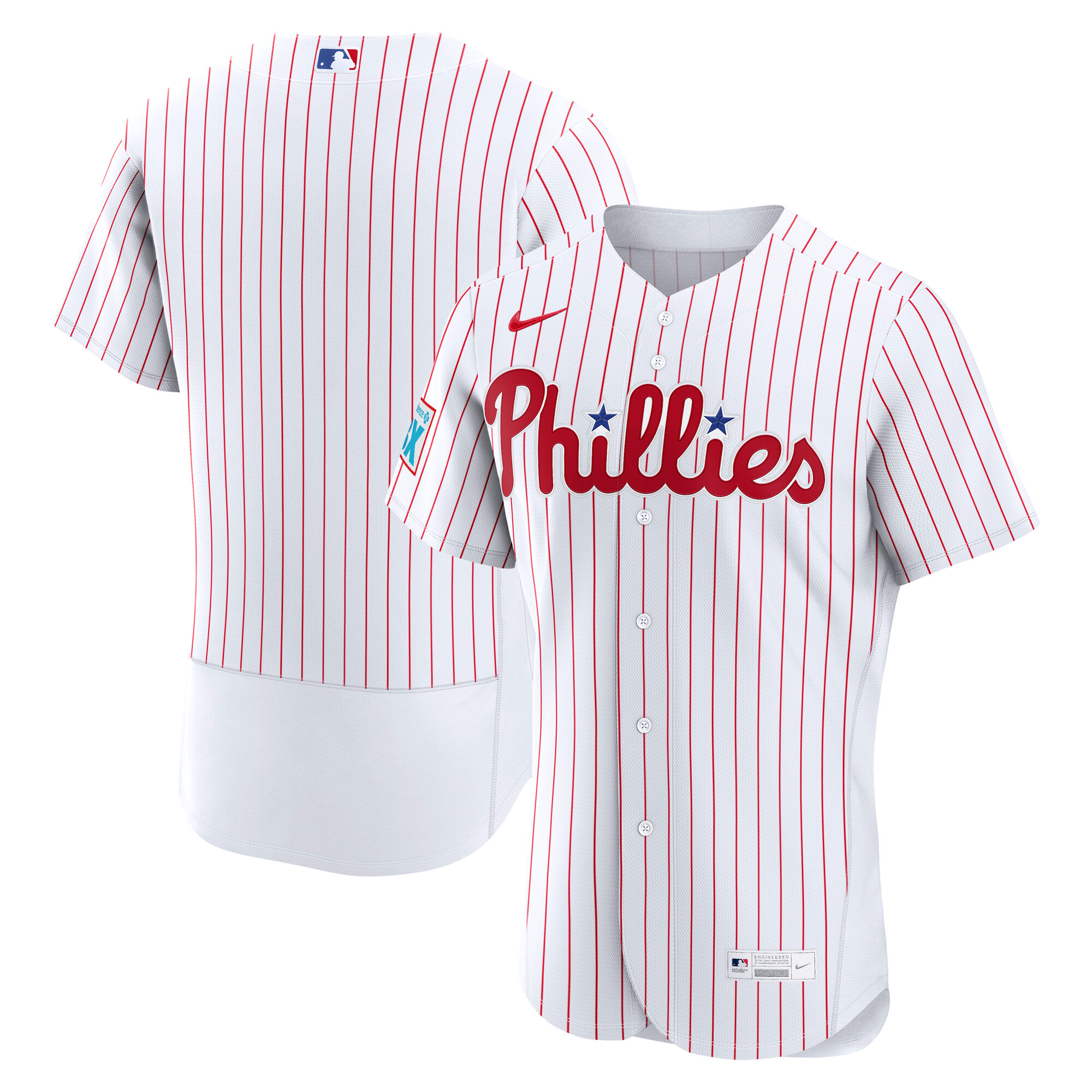Philadelphia Phillies Home Sponsor Patch Jersey - White