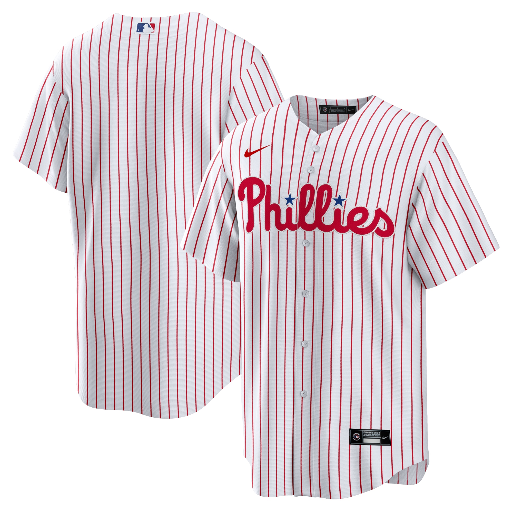 Philadelphia Phillies Home Team Jersey - White