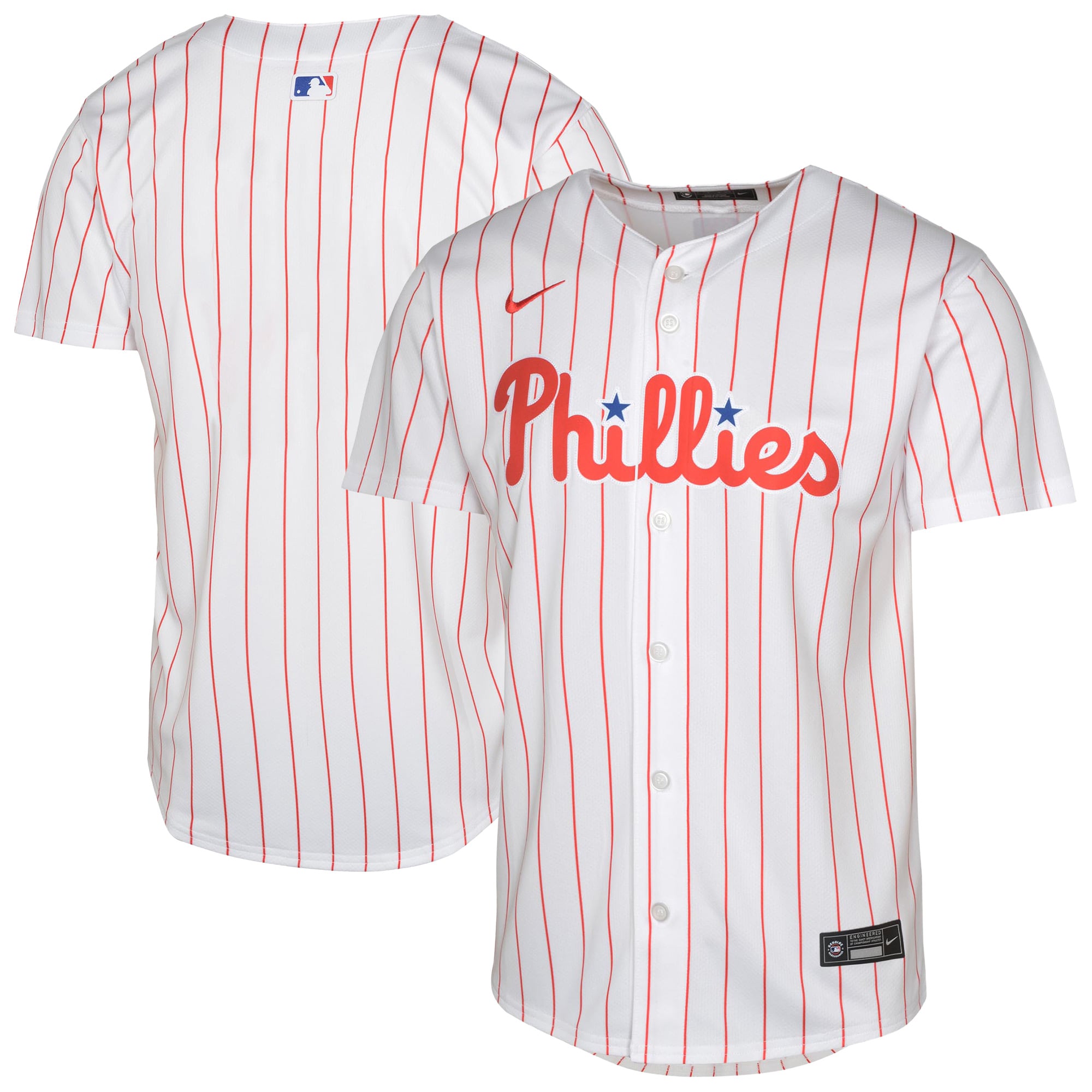 Philadelphia Phillies Youth Home Game Jersey - White