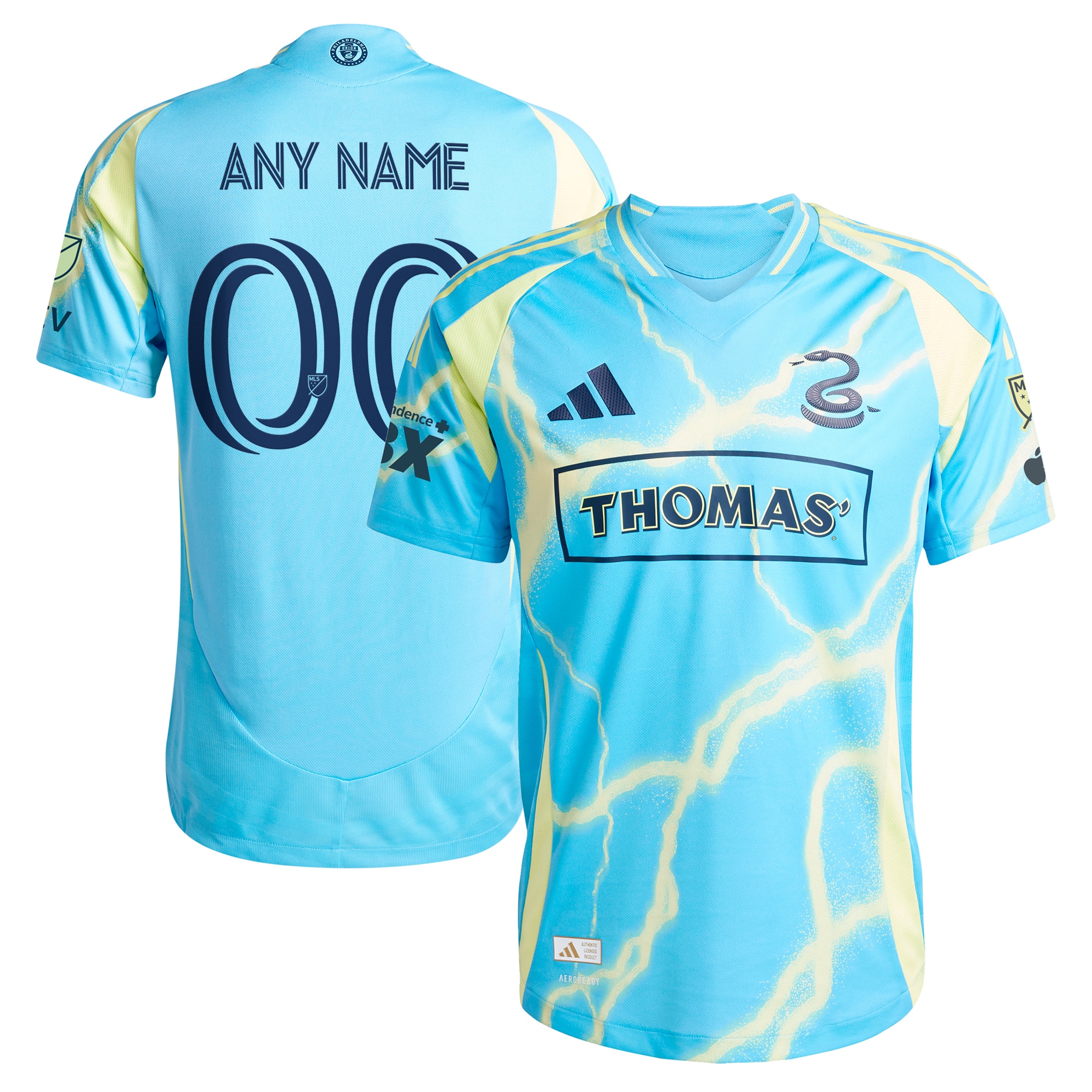 Philadelphia Union 2025 The Voltage Kit Custom Jersey - Blue