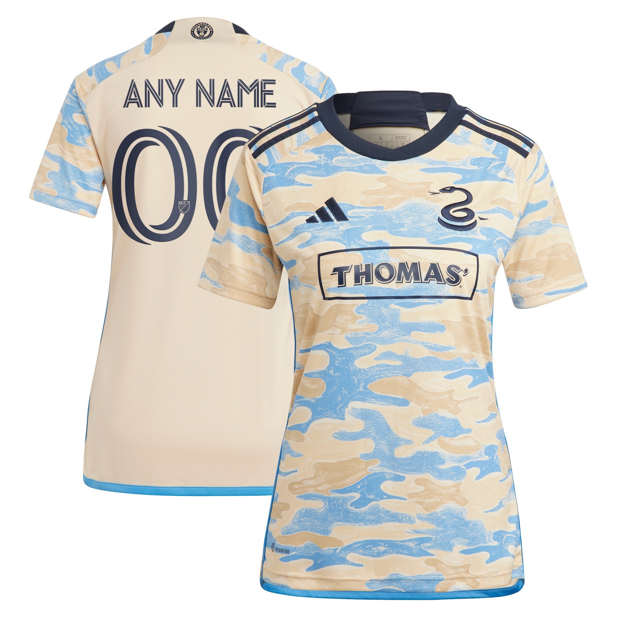 Philadelphia Union Women's 2023 For Philly Custom Jersey - Tan