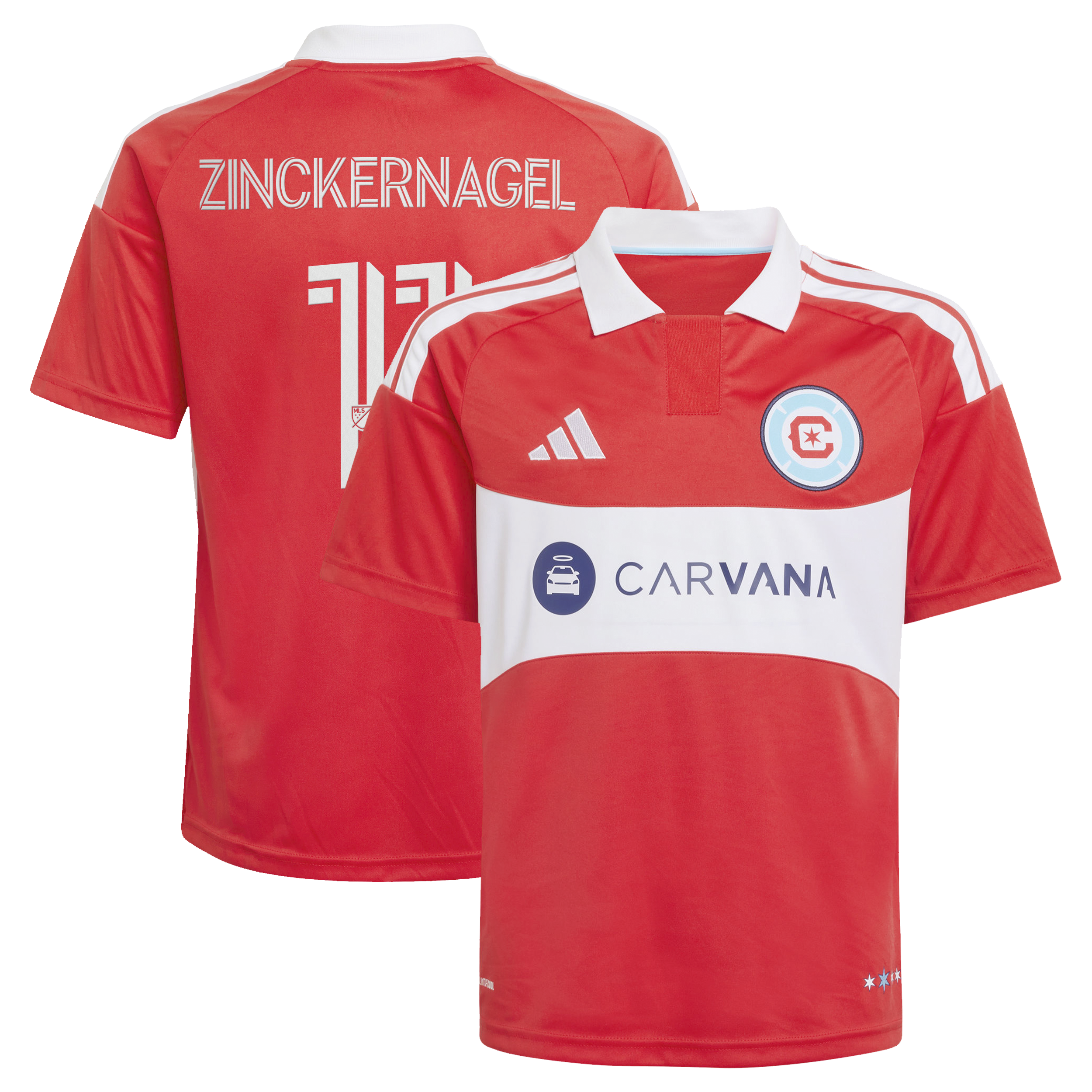 Philip Zinckernagel Chicago Fire Youth 2026 Forever Red Jersey - Red