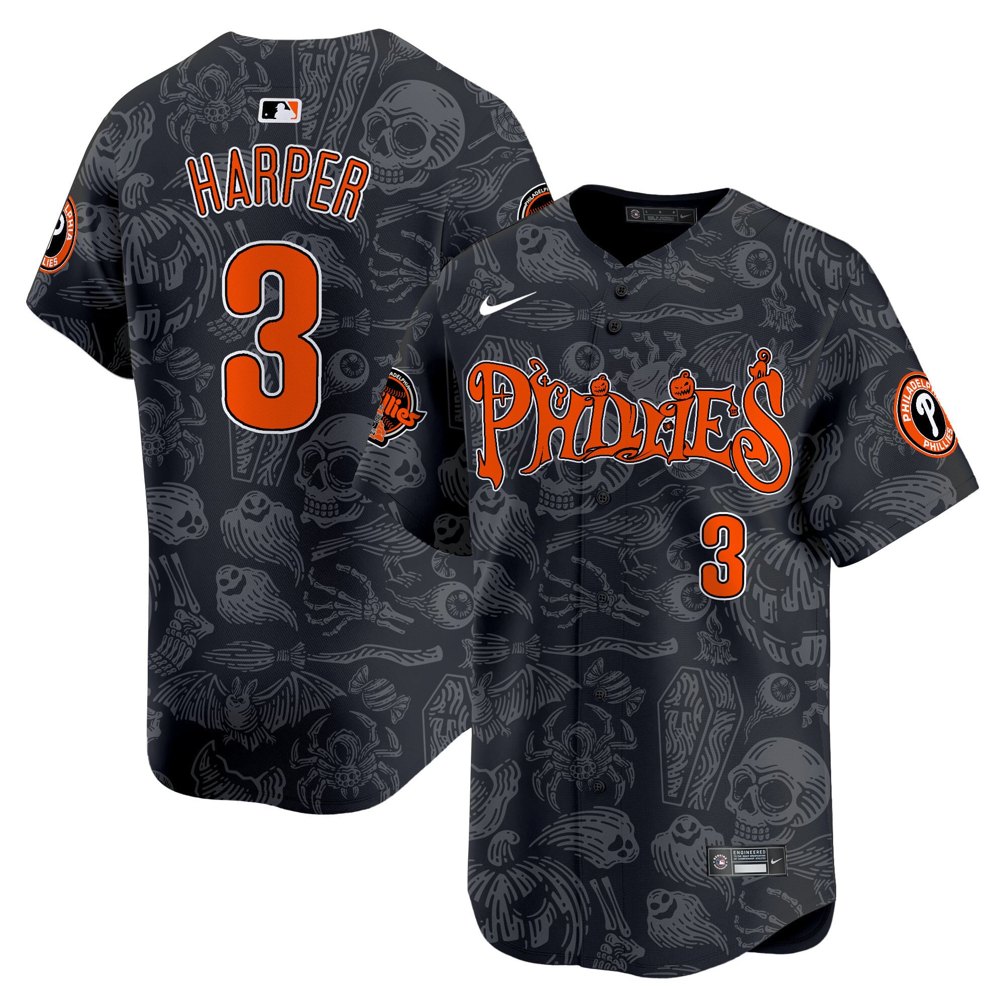Phillies Harper Halloween Jersey - Nike - Limited Edition