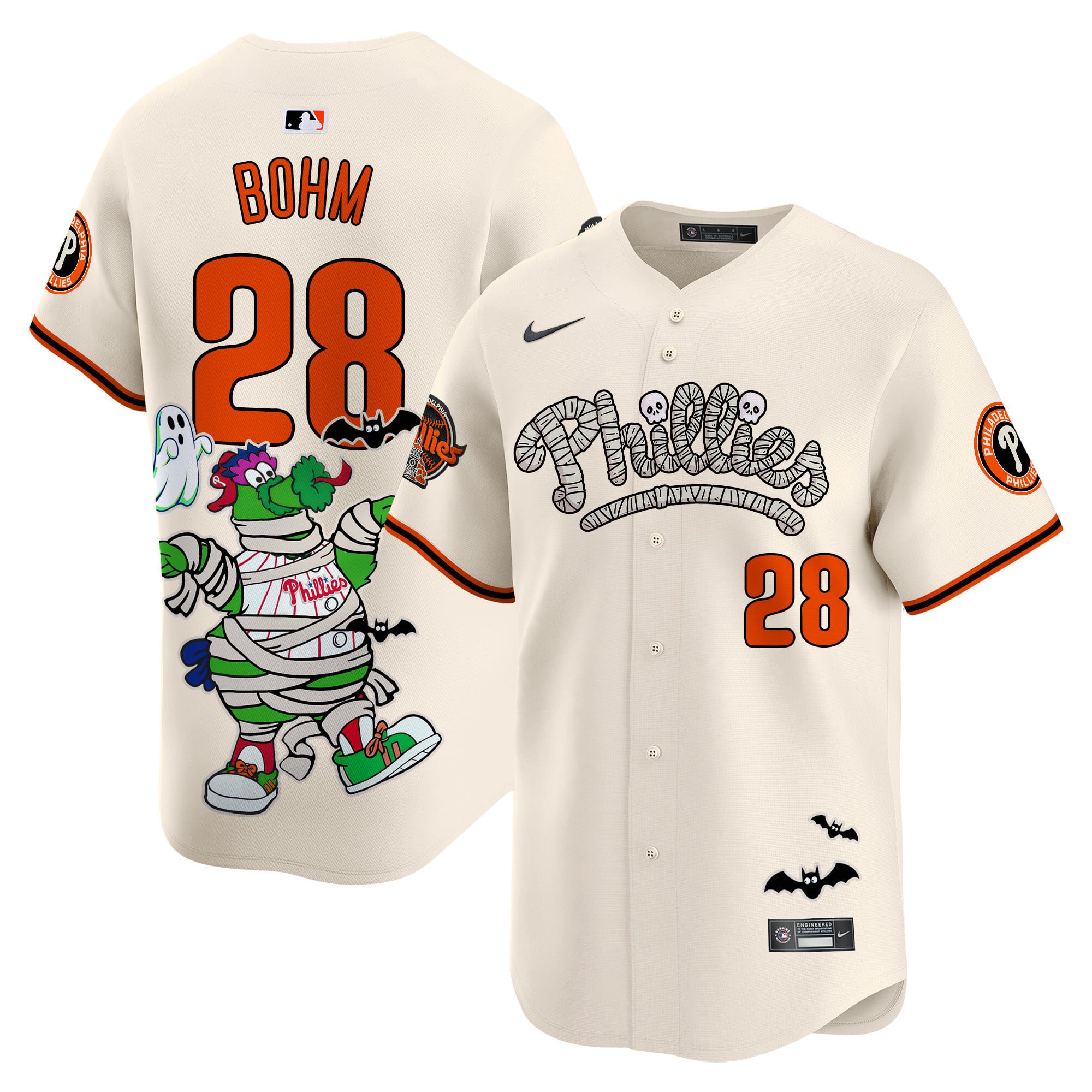 Alternative view of Phillies Harper Halloween Jersey nike - Nike Phillies Harper #3
