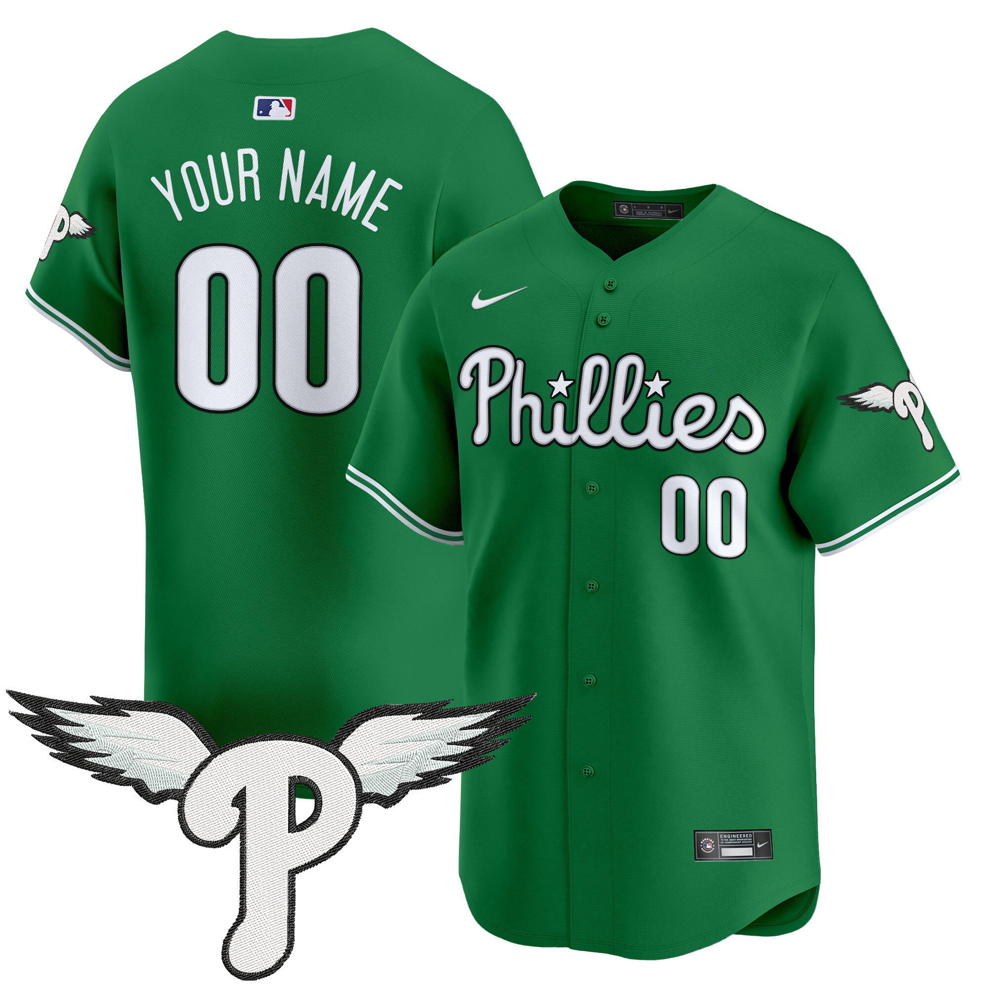 Phillies Irish Green Jersey - Nike - St. Patrick’s Day Edition