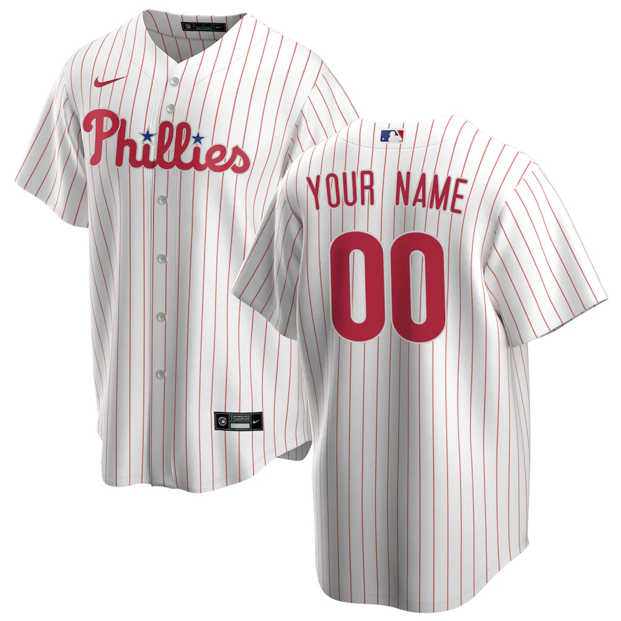 Phillies Pinstripe Custom Jersey nike - Nike Phillies Pinstripe Custom