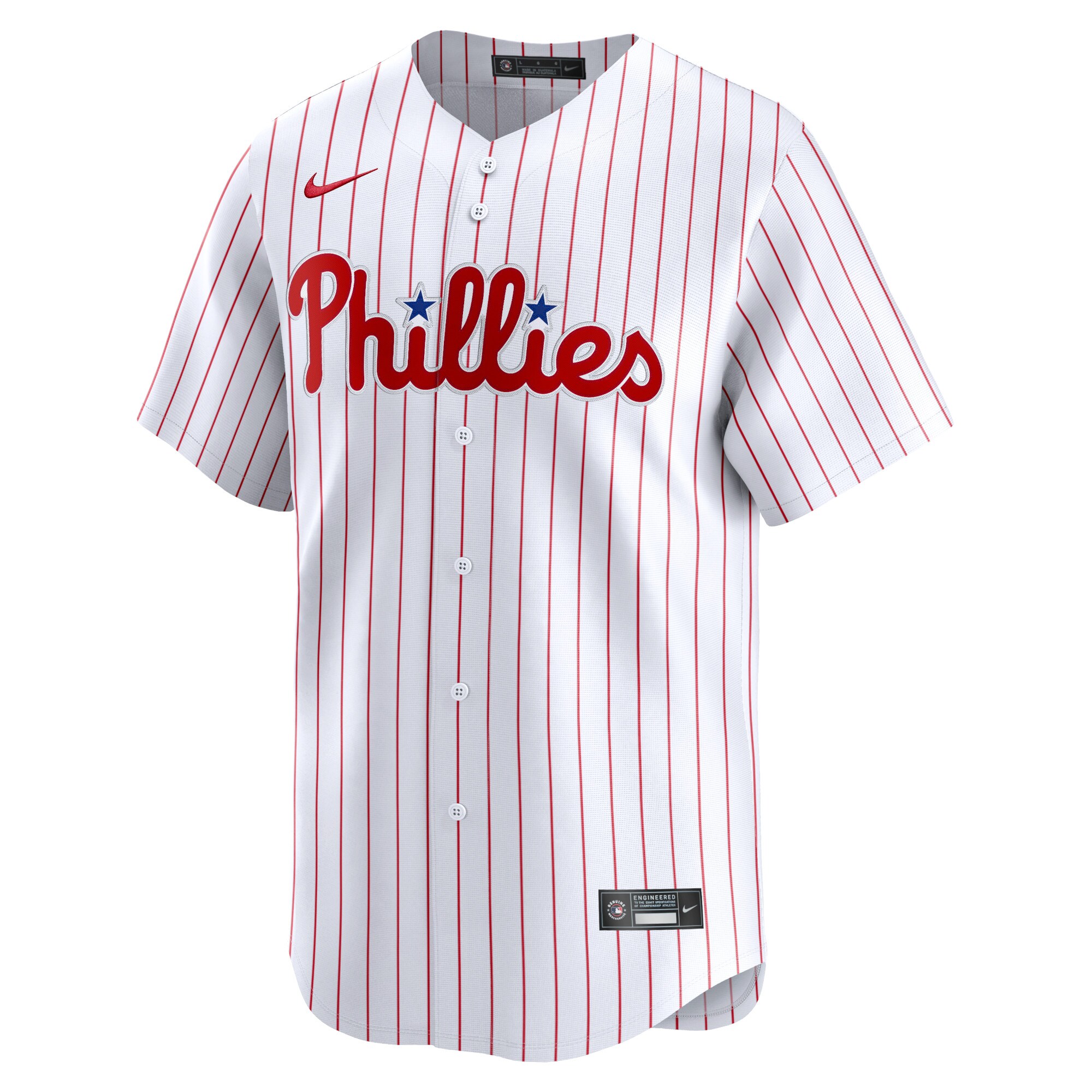 Alternative view of Phillies Pinstripe Jersey Personalized - Nike Phillies Pinstripe