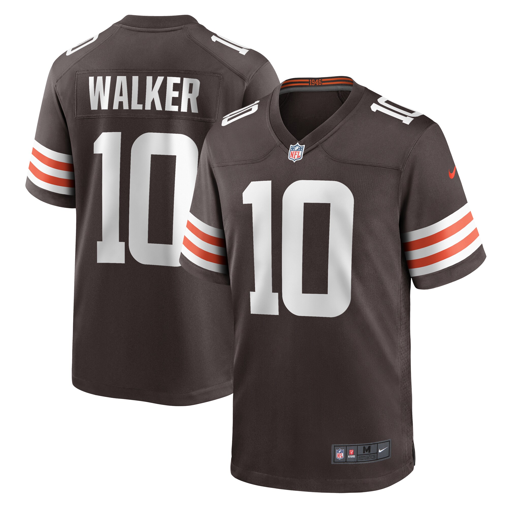 Phillip Walker Cleveland Browns Team Game Jersey - Brown