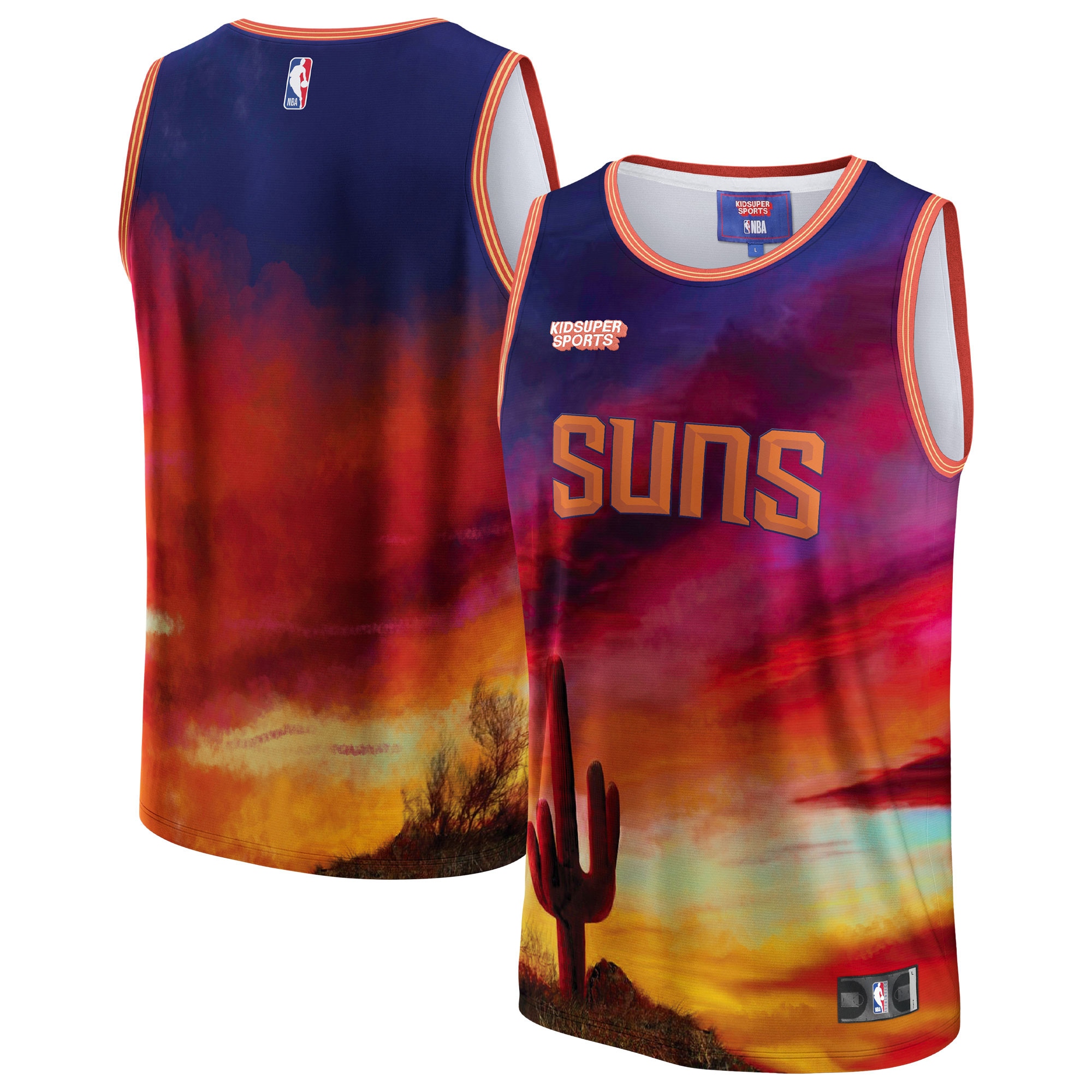 Phoenix Suns & KidSuper Studios by Fanatics Unisex Hometown Jersey - Red