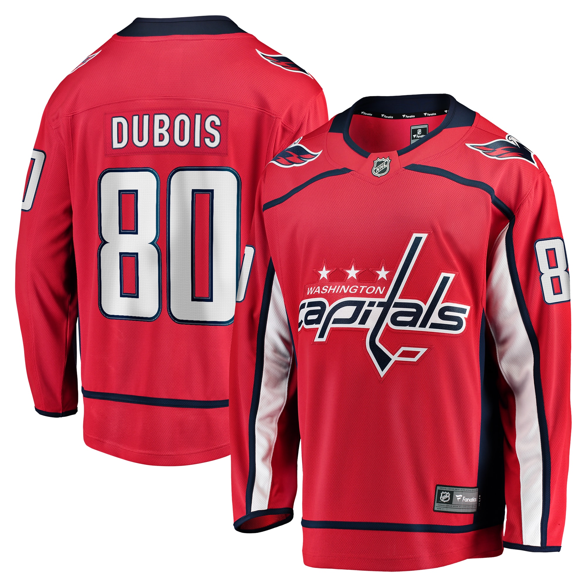Pierre-Luc Dubois Washington Capitals Fanatics Home Premier Breakaway Player Jersey - Red