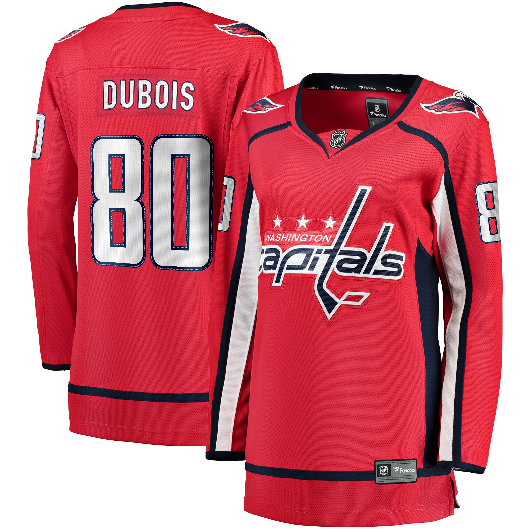 Pierre-Luc Dubois Washington Capitals Fanatics Women's Home Premier Breakaway Player Jersey - Red