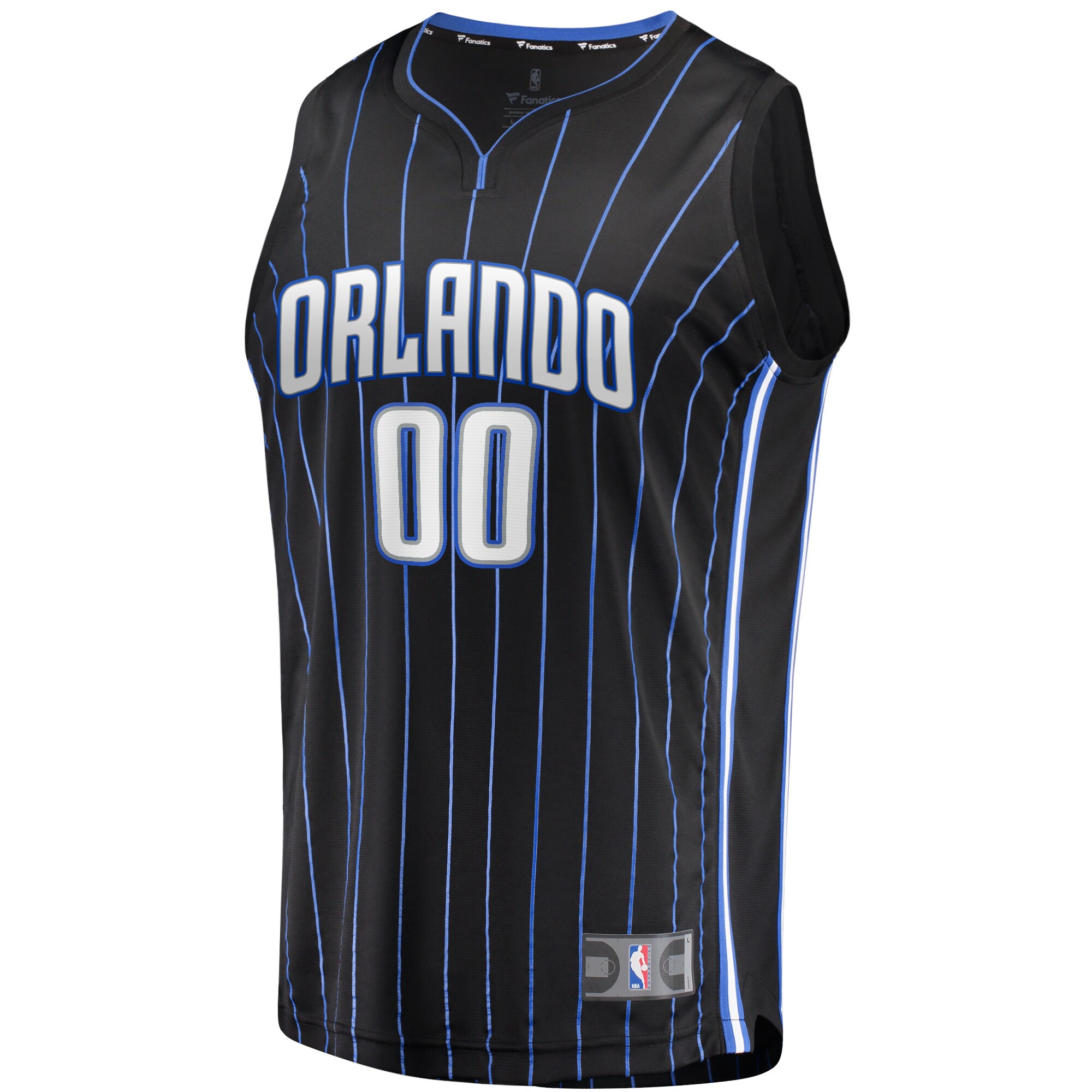 Alternative view of pinstripe Fanatics Magic Black Jersey - Fanatics Magic Black Jersey