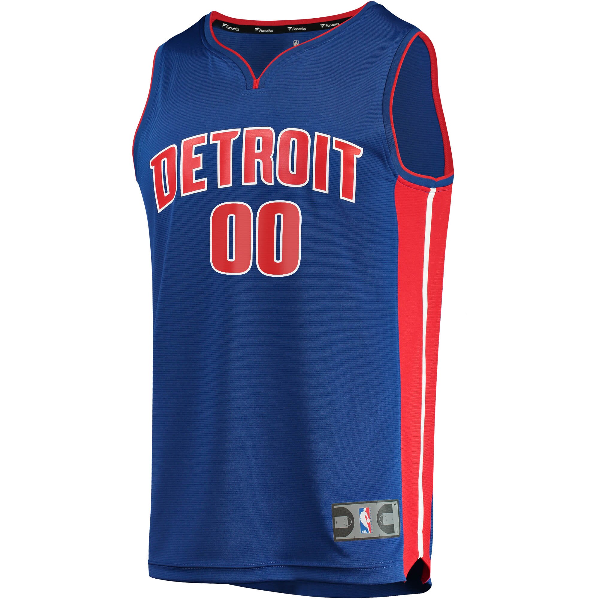 Alternative view of Pistons Custom Blue Jersey - Fanatics - Personalize Your Style!