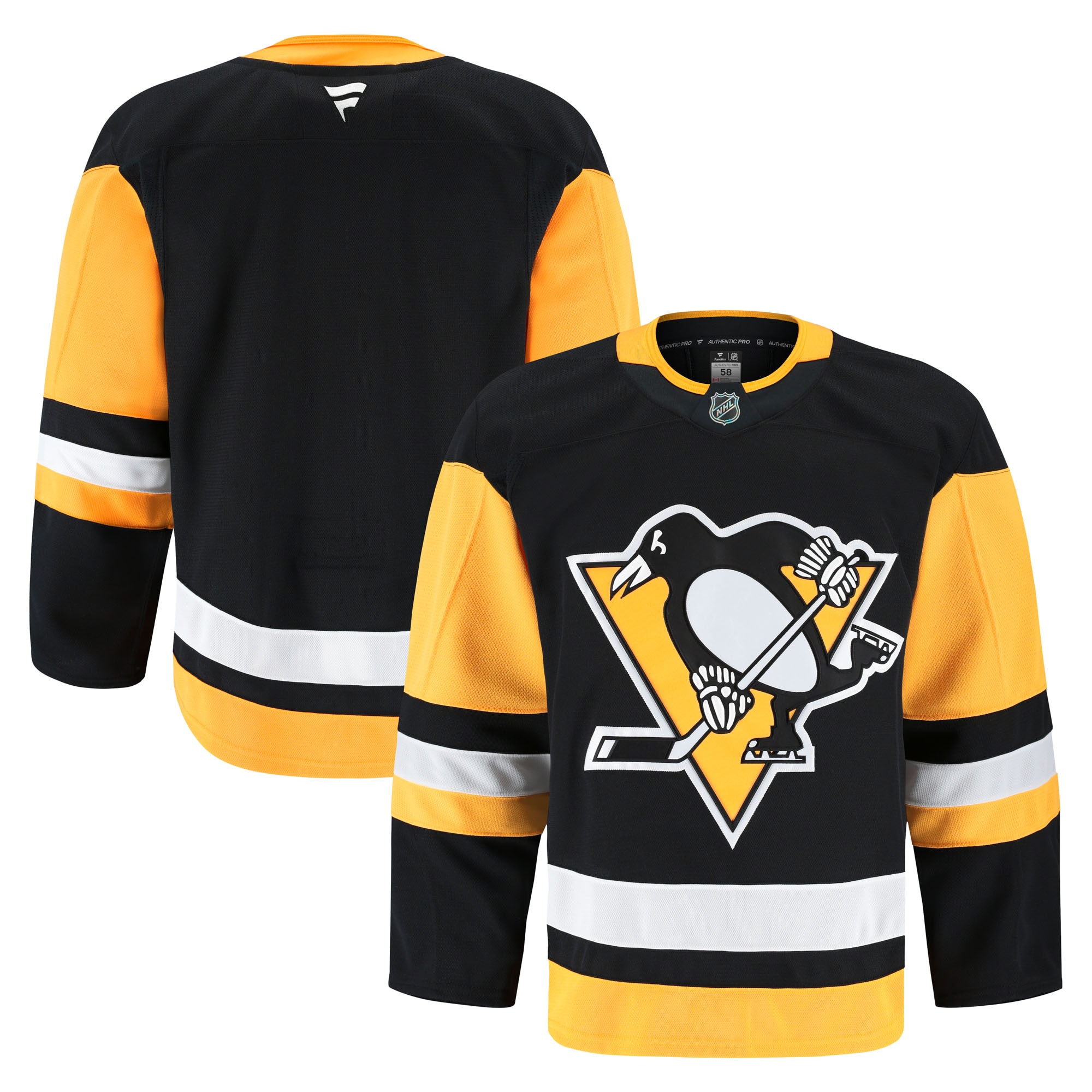 Pittsburgh Penguins Fanatics Home Pro Jersey - Black