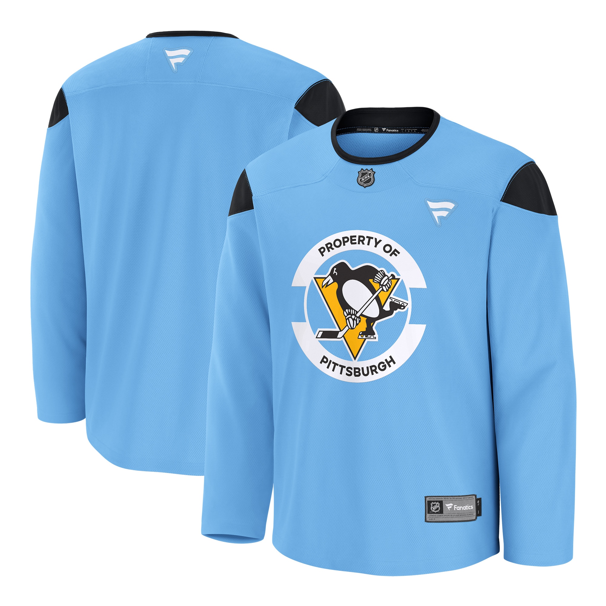 Pittsburgh Penguins Fanatics Practice Jersey - Blue