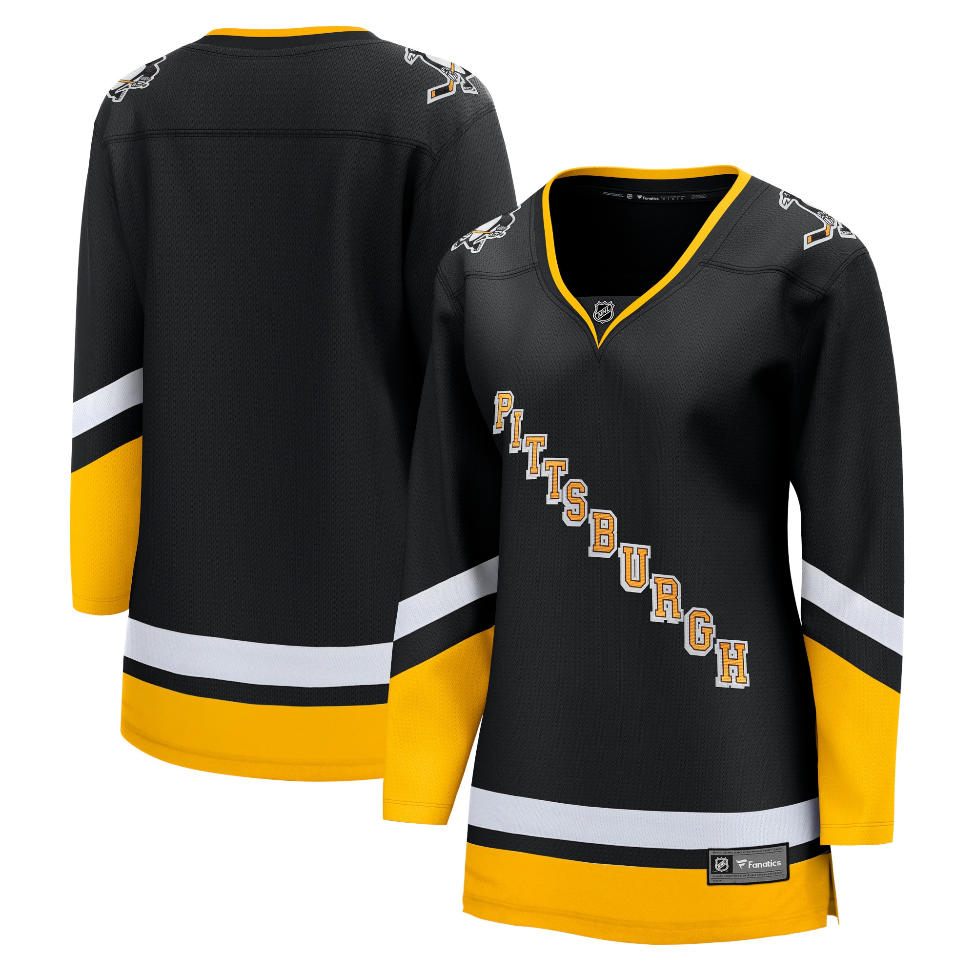 Pittsburgh Penguins Fanatics Women's Alternate Breakaway Jersey - Black