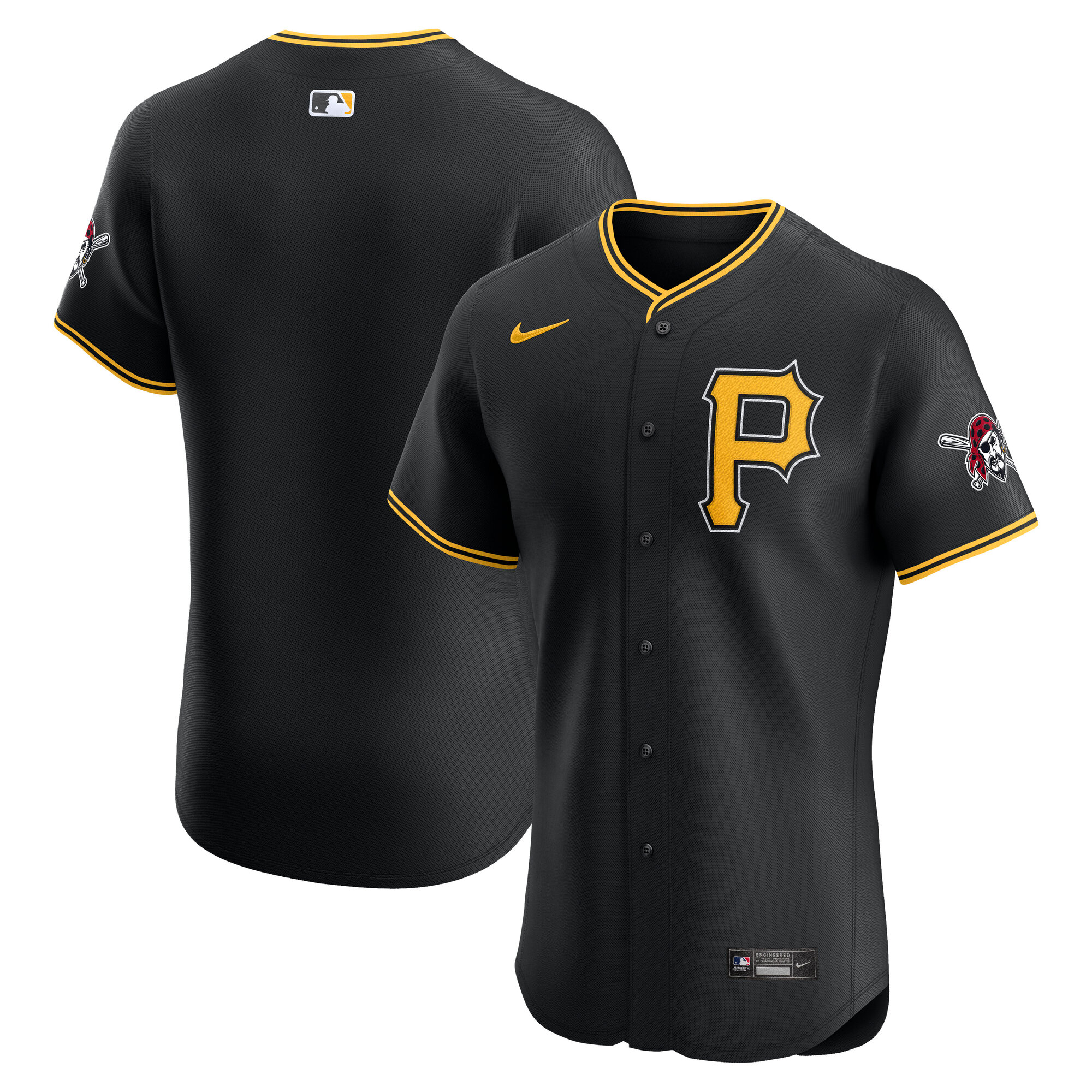 Pittsburgh Pirates Alternate Elite Jersey - Black