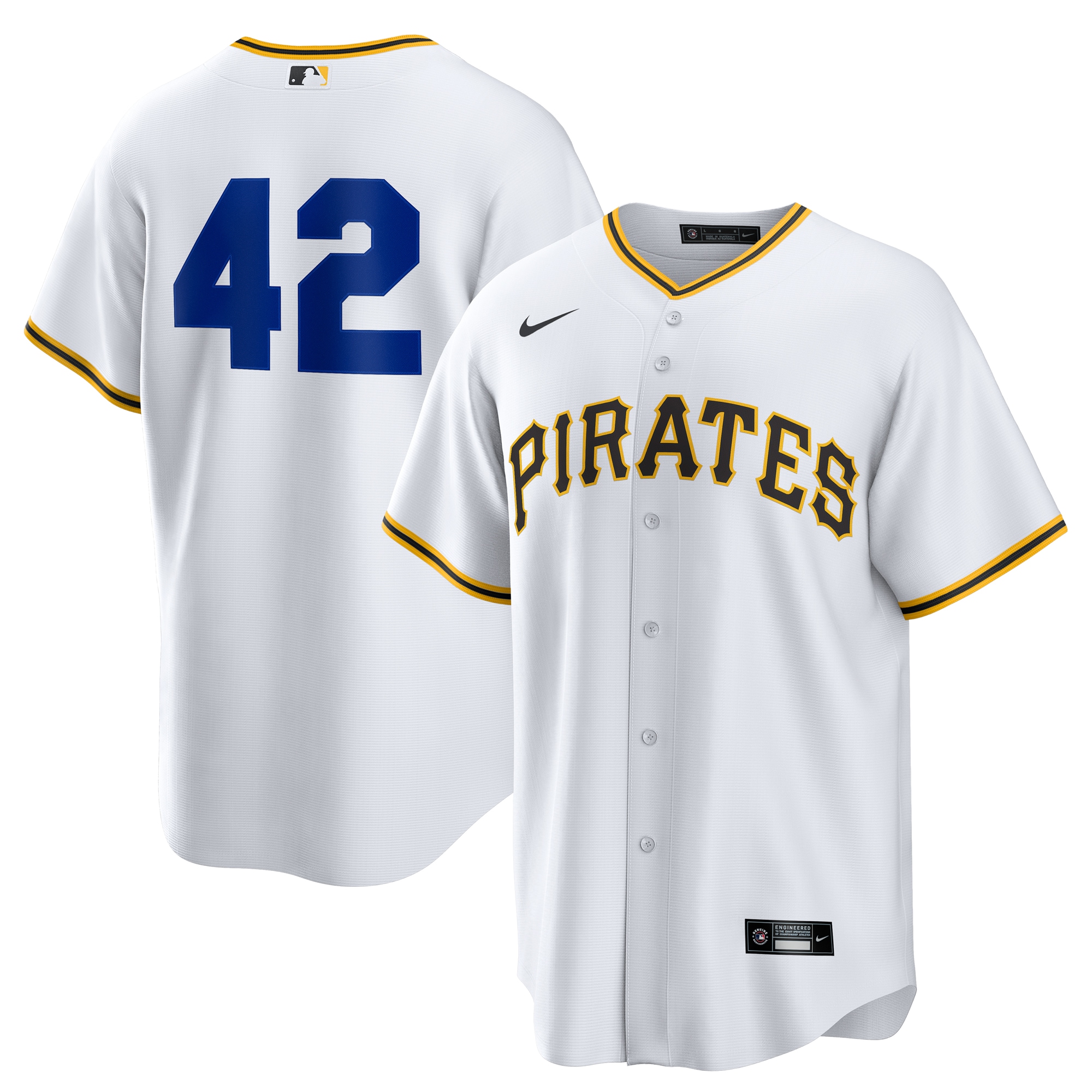 Pittsburgh Pirates Home 2025 Jackie Robinson Day Jersey - White