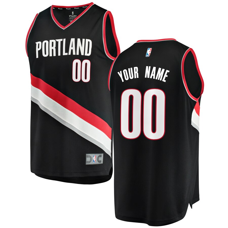 Portland Black Custom Jersey - Fanatics Portland Black Jersey - Custom