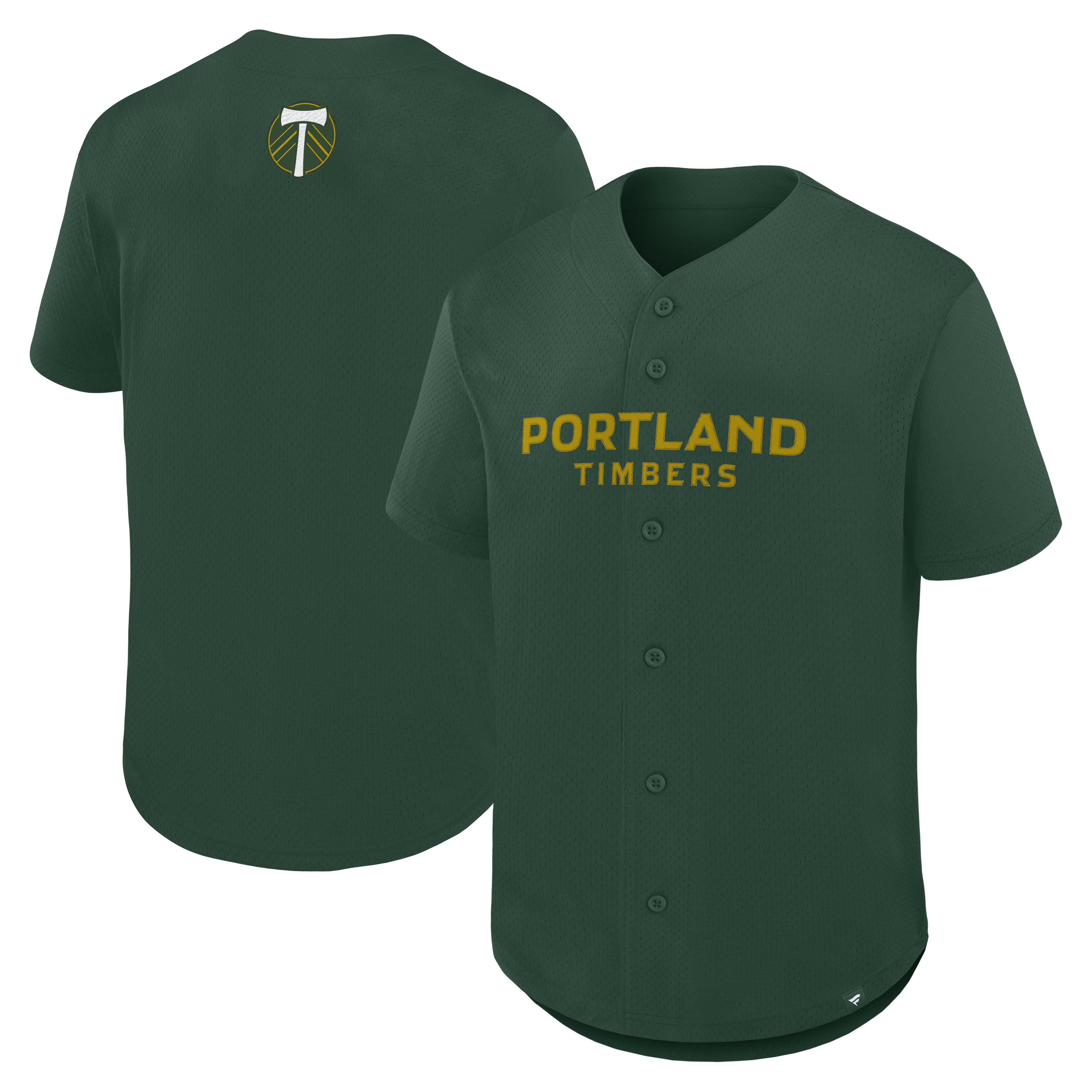 Portland Timbers Fanatics Maximum Intensity Button-Up Jersey  - Green