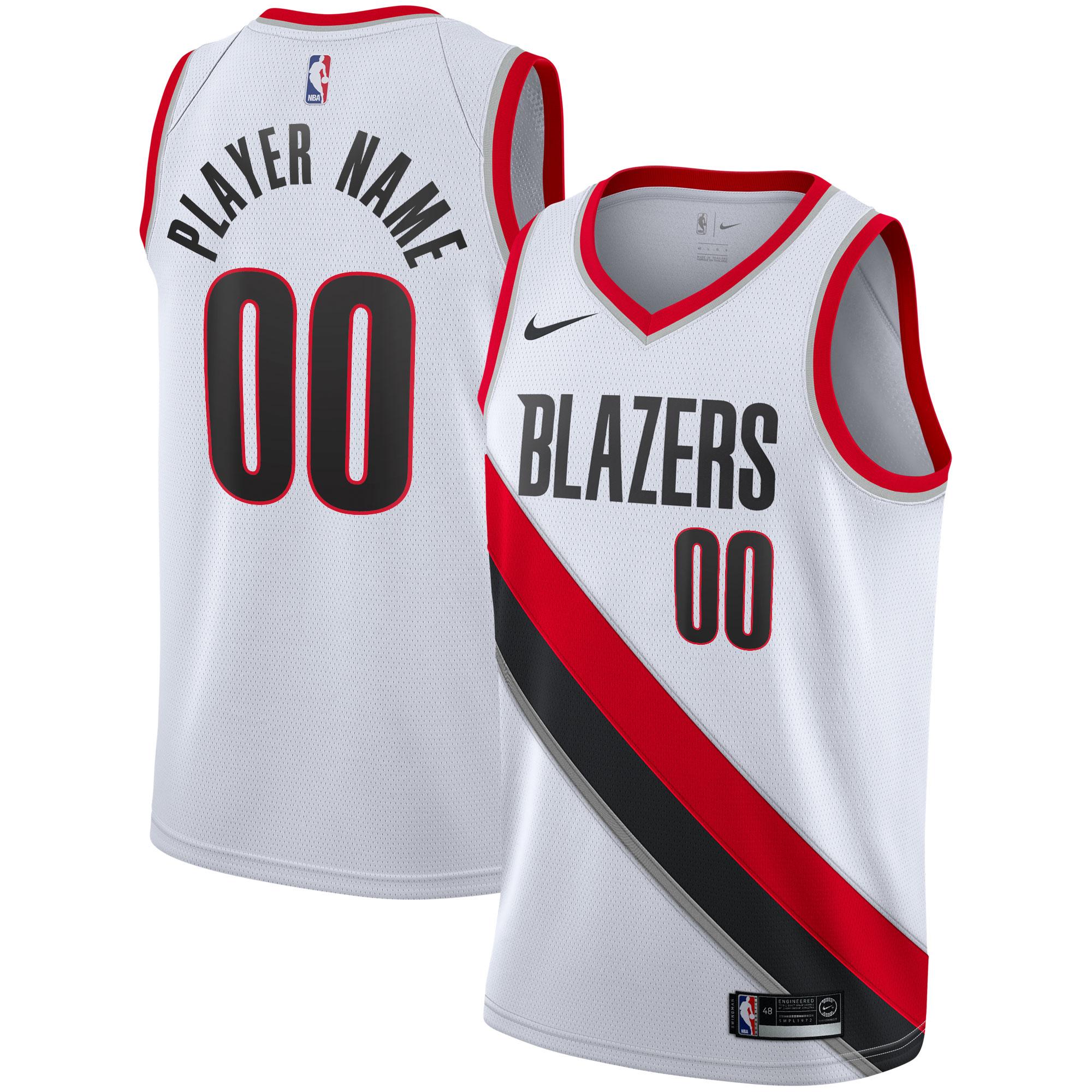 Portland Trail Blazers 2020/21 Swingman Custom Jersey - Association Edition
