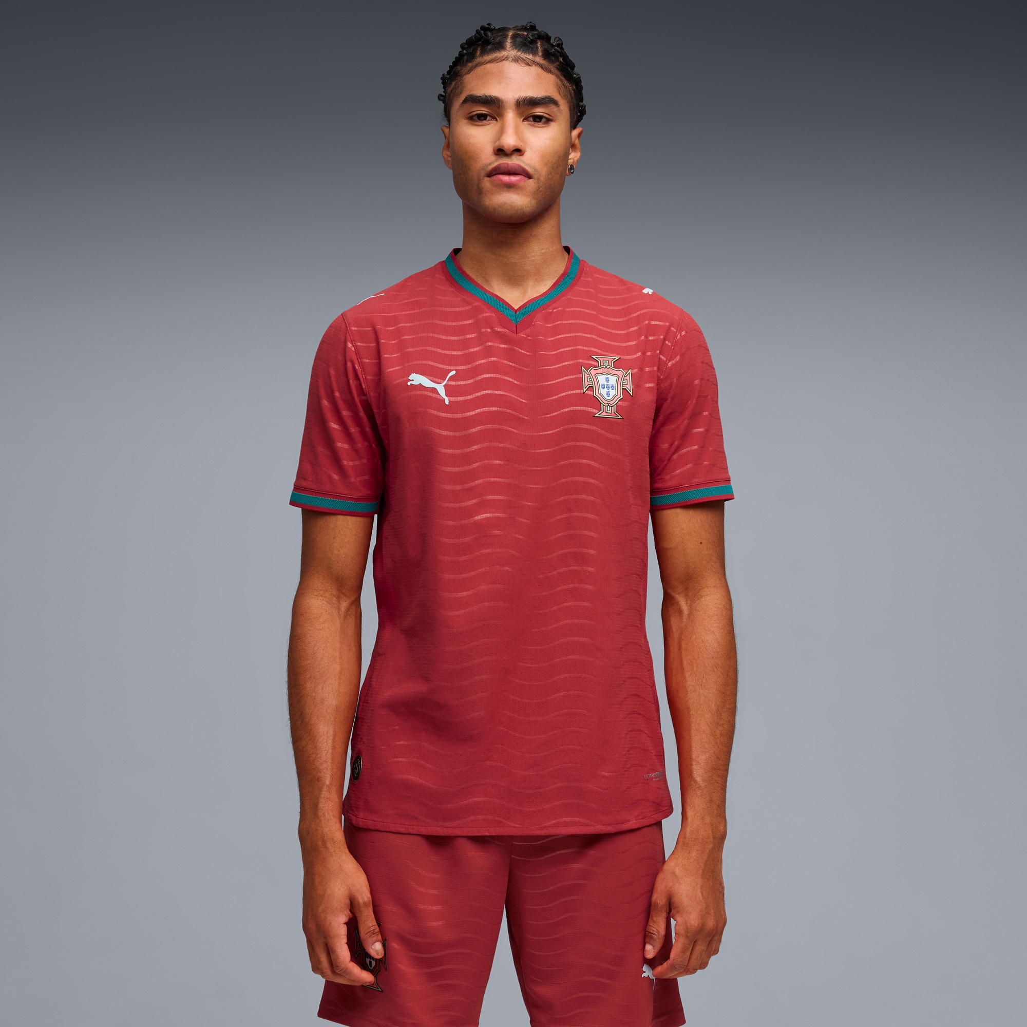 Portugal National Team Puma 2026 Home On Field Jersey - Red