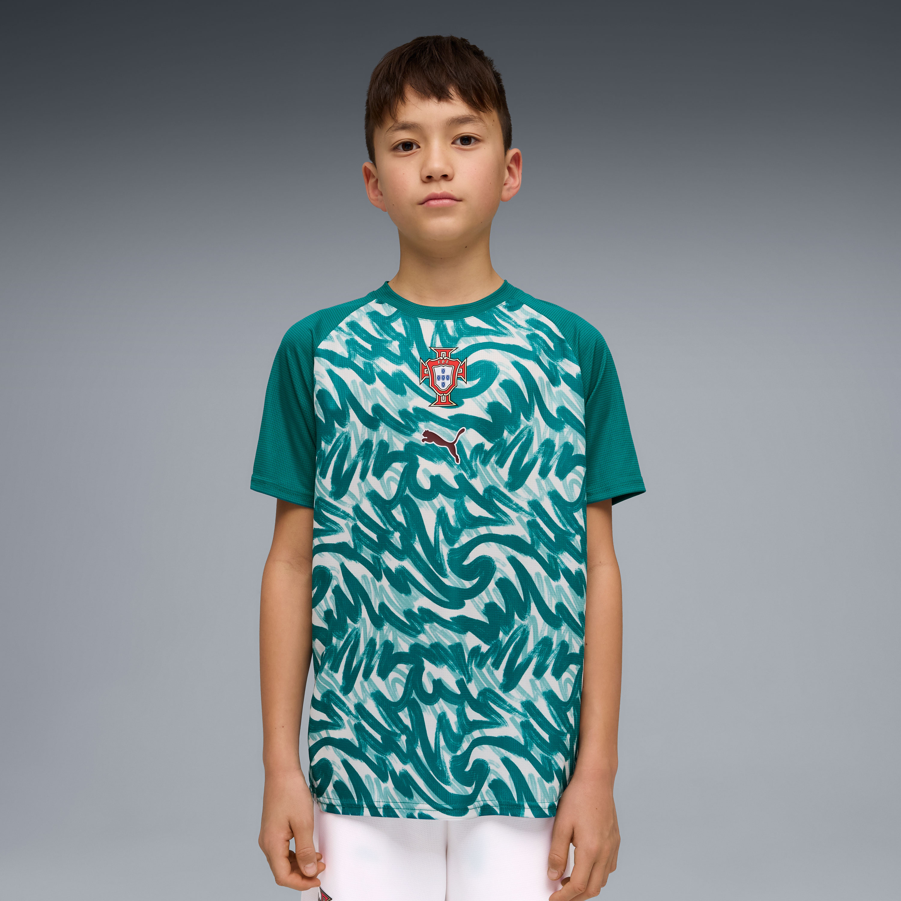 Portugal National Team Puma Youth Pre-Match Jersey