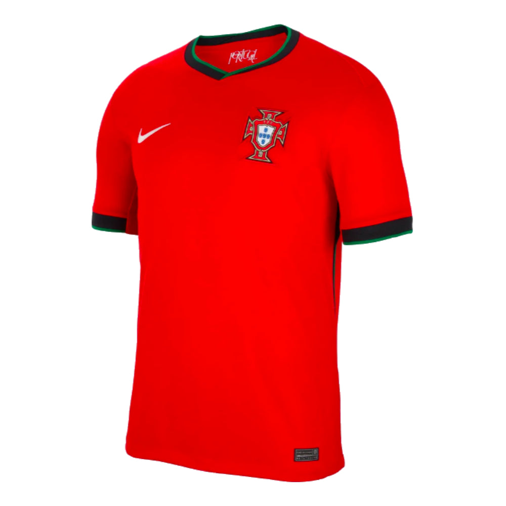 Alternative view of Portugal Nike 2024 Home Jersey - Ultimate Red Fan Gear for #1 Supporters