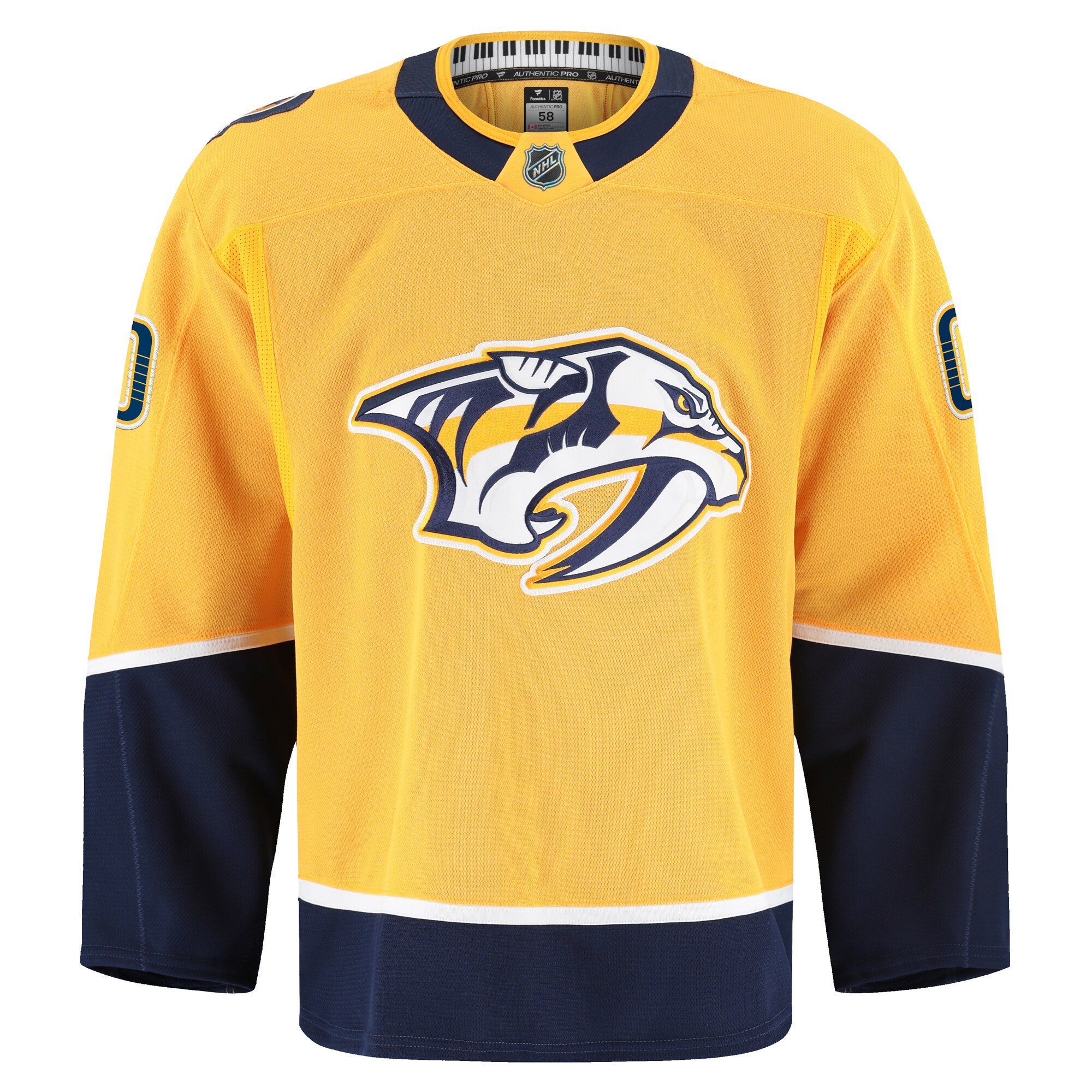 Predators Gold Authentic Pro Jersey - Ultimate 2024 Fanatics Gear