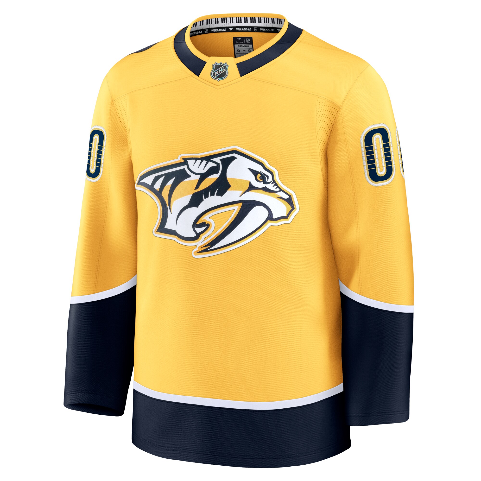 Alternative view of Predators Yellow Authentic NHL - Fanatics Nashville Jersey