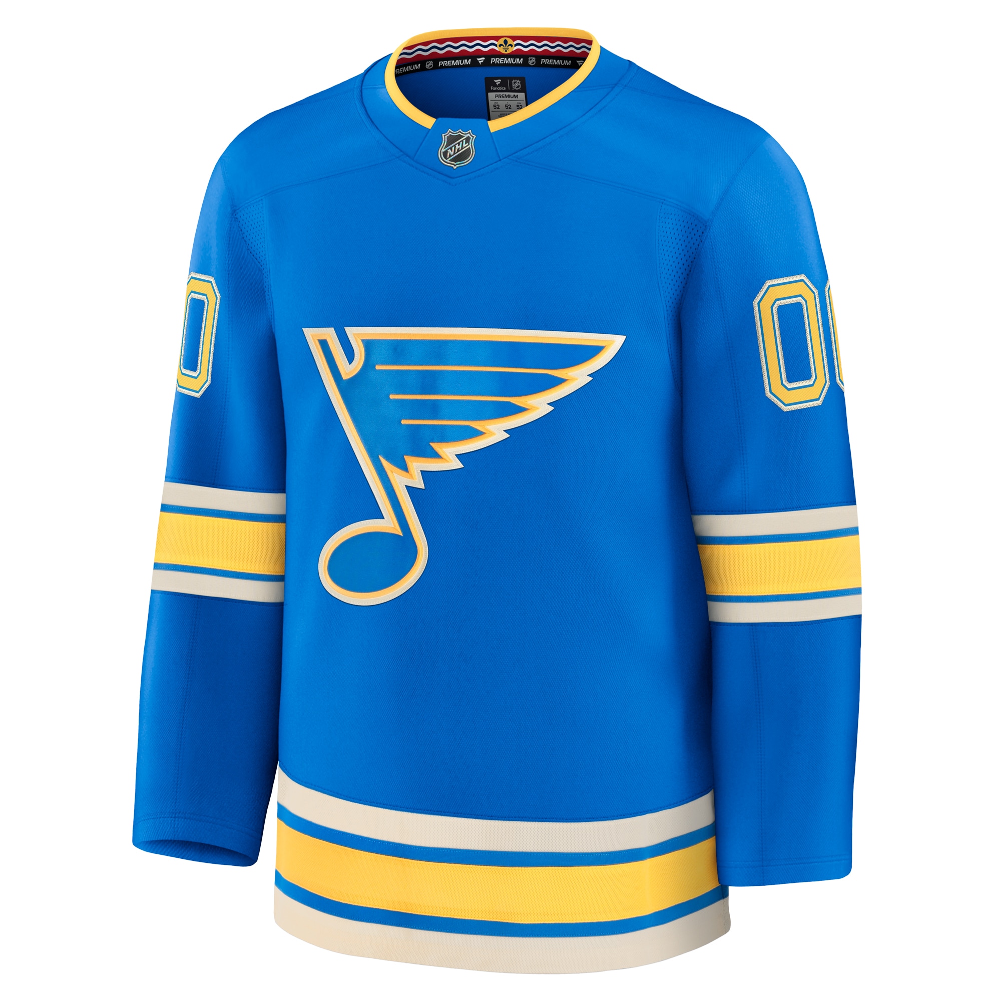 Alternative view of Premium St. Louis Blues Alternate Jersey - Ultimate Fanatics 2024 Gear
