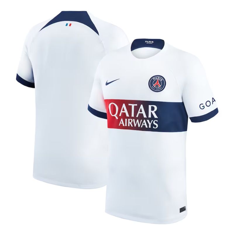 PSG 2024 Away Custom Jersey - Premium White Fan Kit