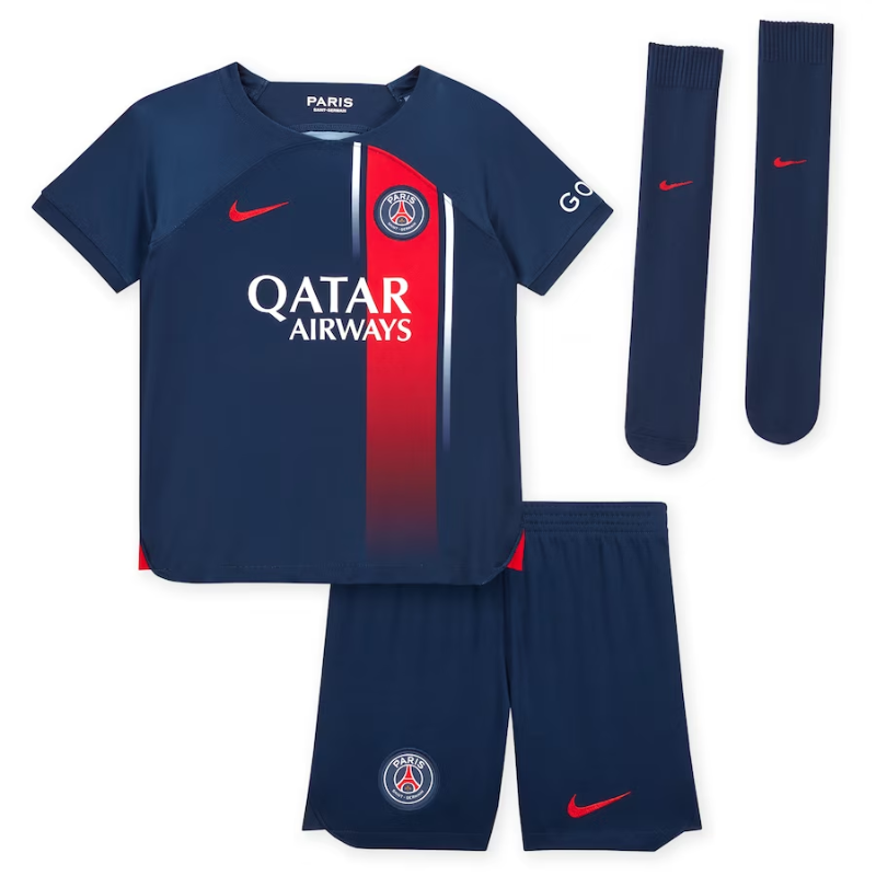 Alternative view of PSG Little Kids Home Kit 2024 - Amazing Blue Replica Set