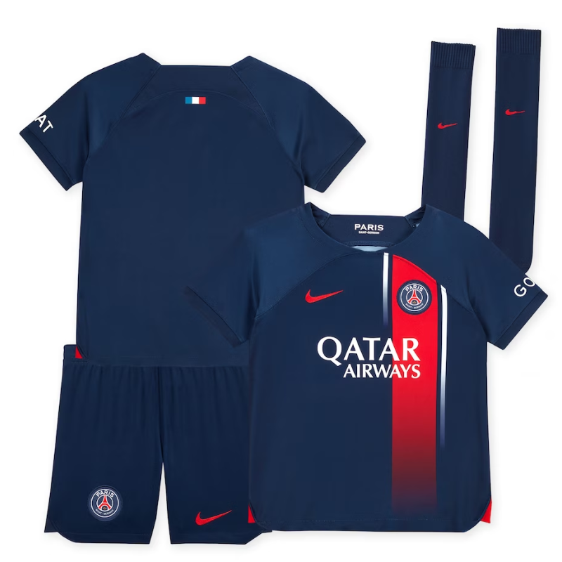 PSG Little Kids Home Kit 2024 - Amazing Blue Replica Set