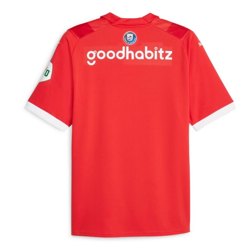 Alternative view of PSV Eindhoven 2023/24 Home Customized Jersey - Premium Fan Kit