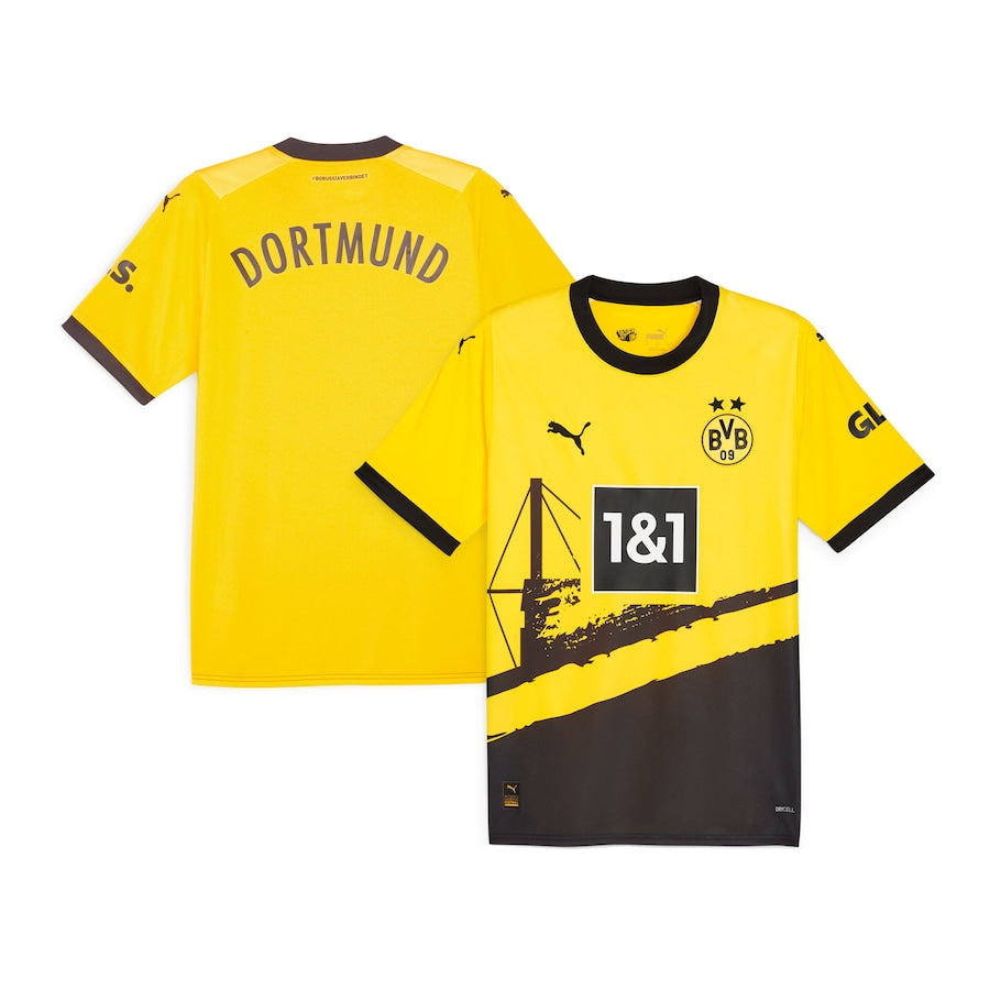 Puma Dortmund Home Jersey - Yellow & Black 2024/25