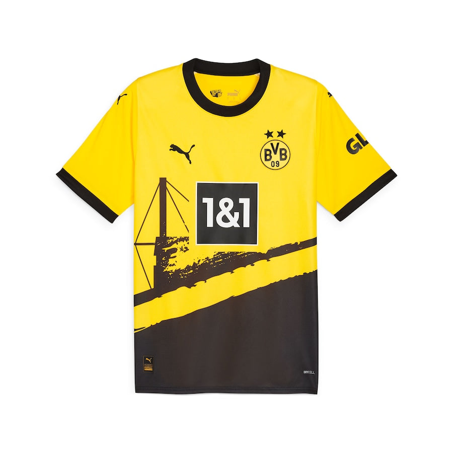Alternative view of Puma Dortmund Home Jersey - Yellow & Black 2024/25