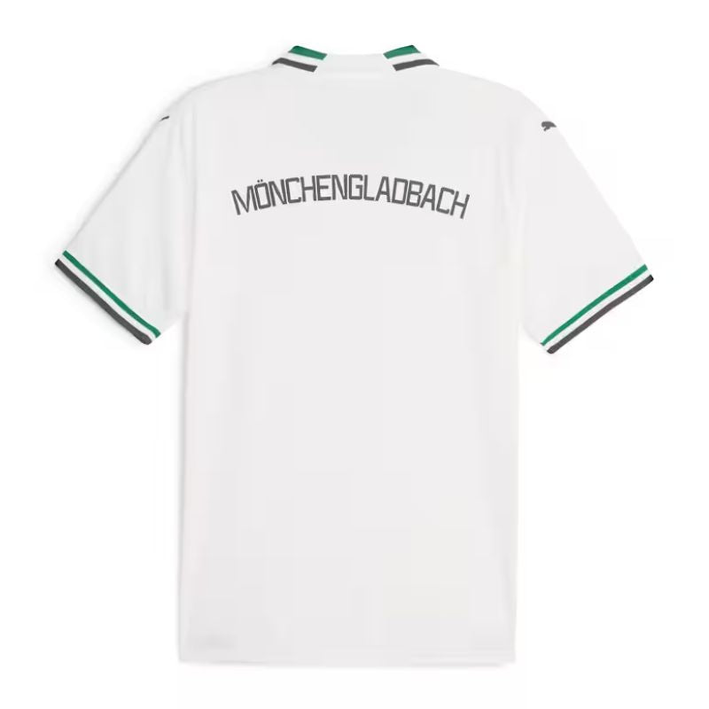 Alternative view of Puma M’gladbach Home Jersey - White & Green 2024/25