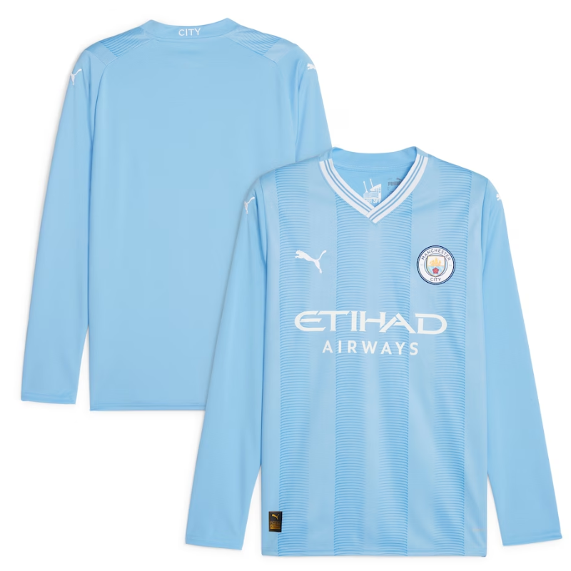 Puma Manchester City 2024 Home Long Sleeve Jersey - Ultimate Fan Gear