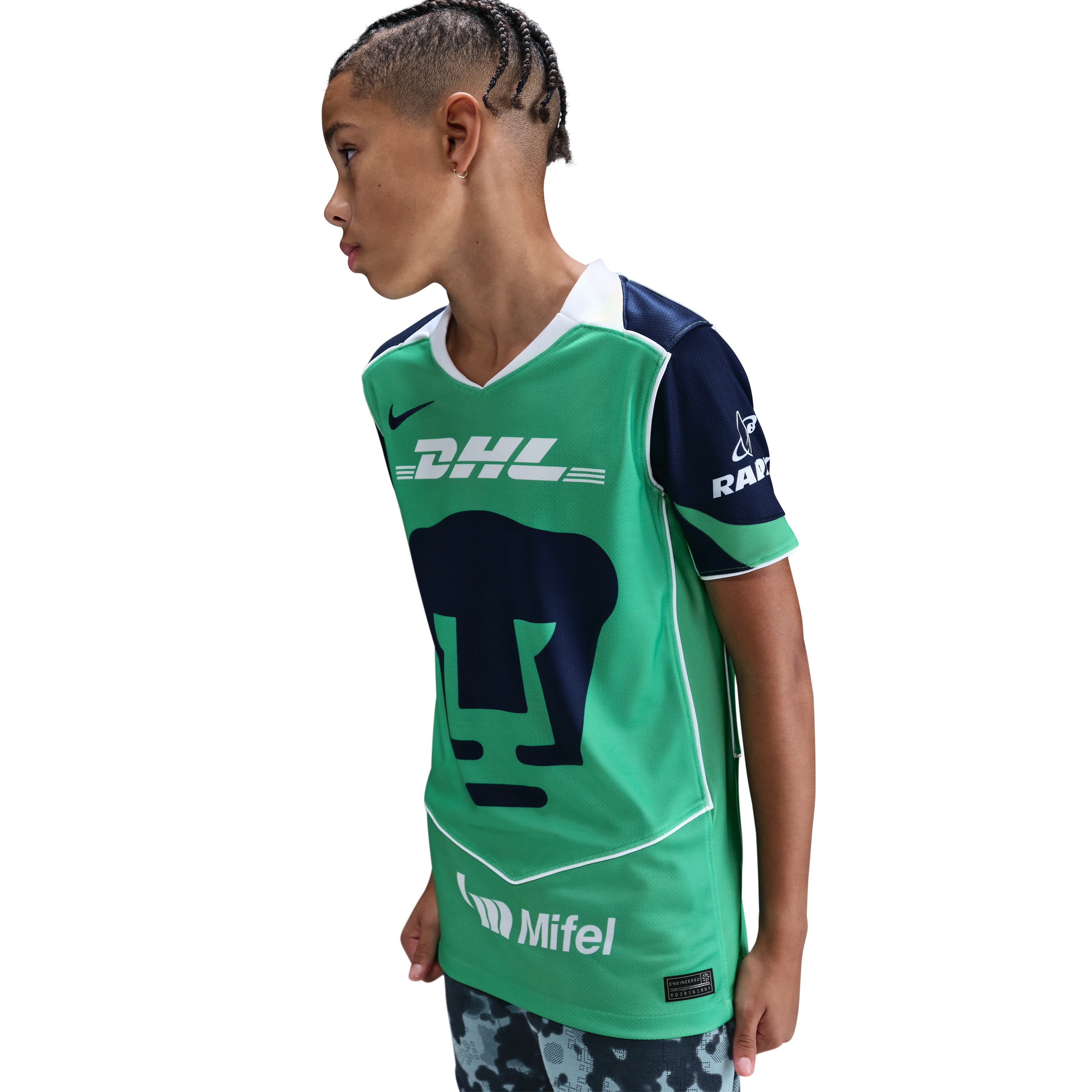 Pumas Youth 2025/26 Third Jersey - Green